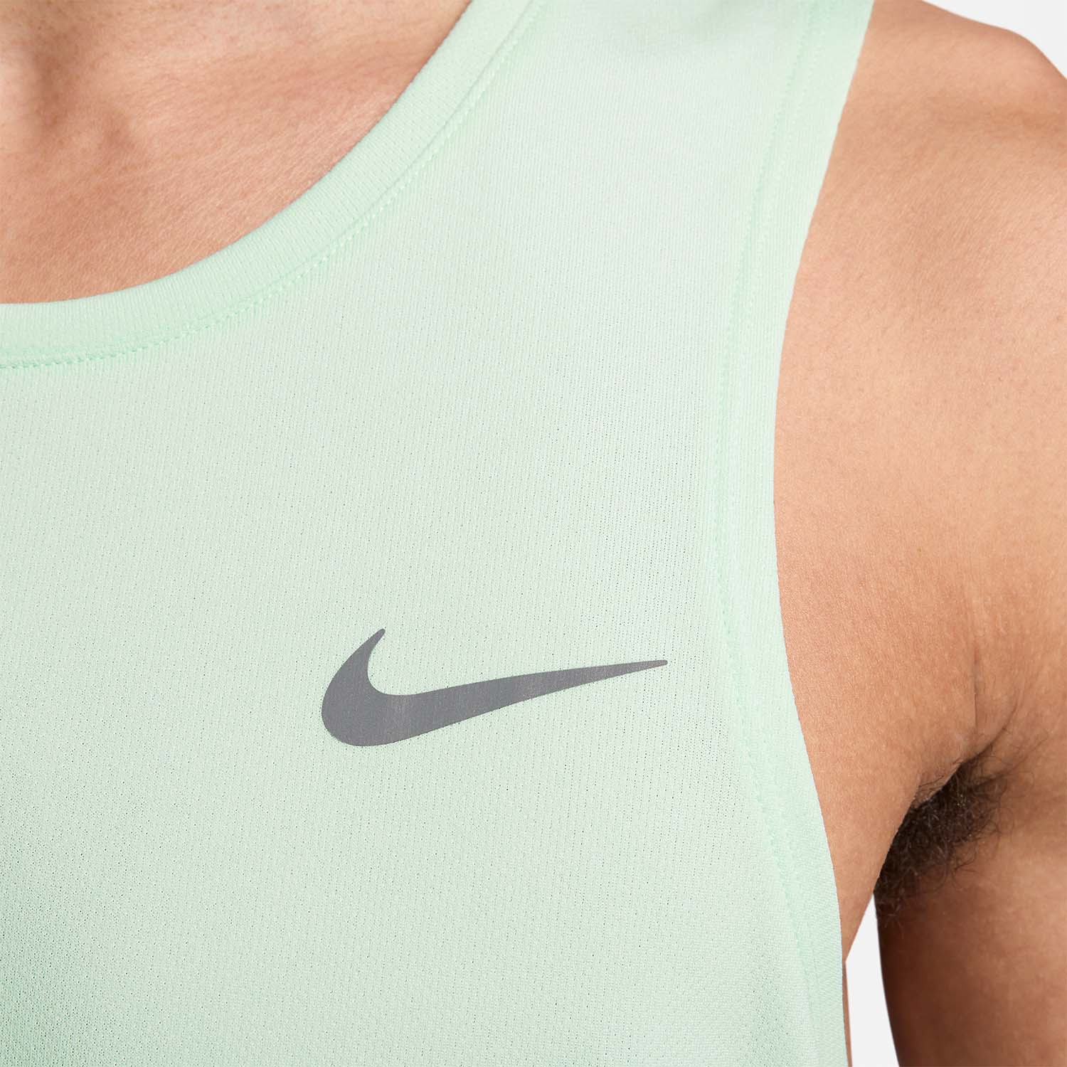 Nike Flash Miler Top - Barely Green/Reflective Silver
