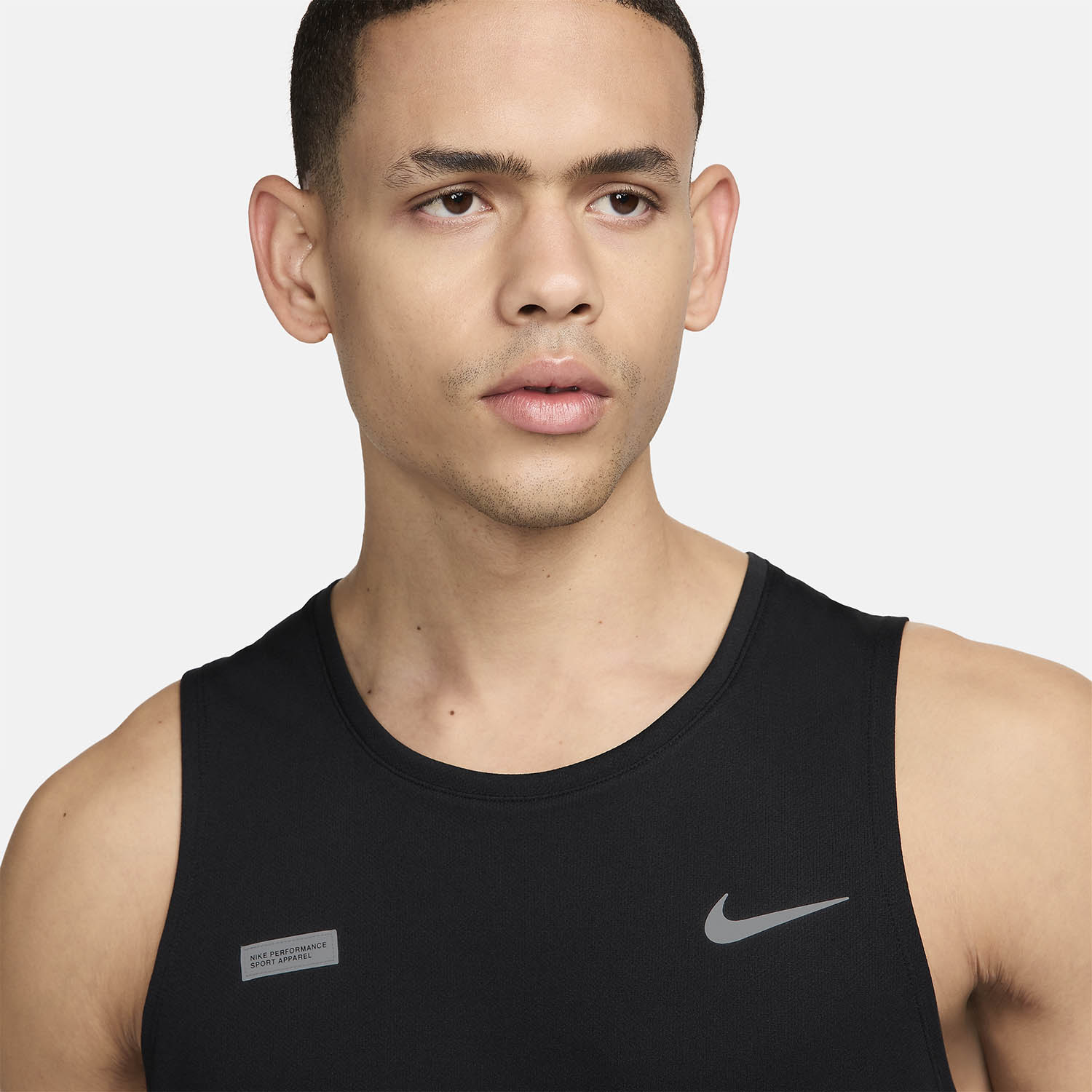 Nike Flash Miler Top - Black/Reflective Silver