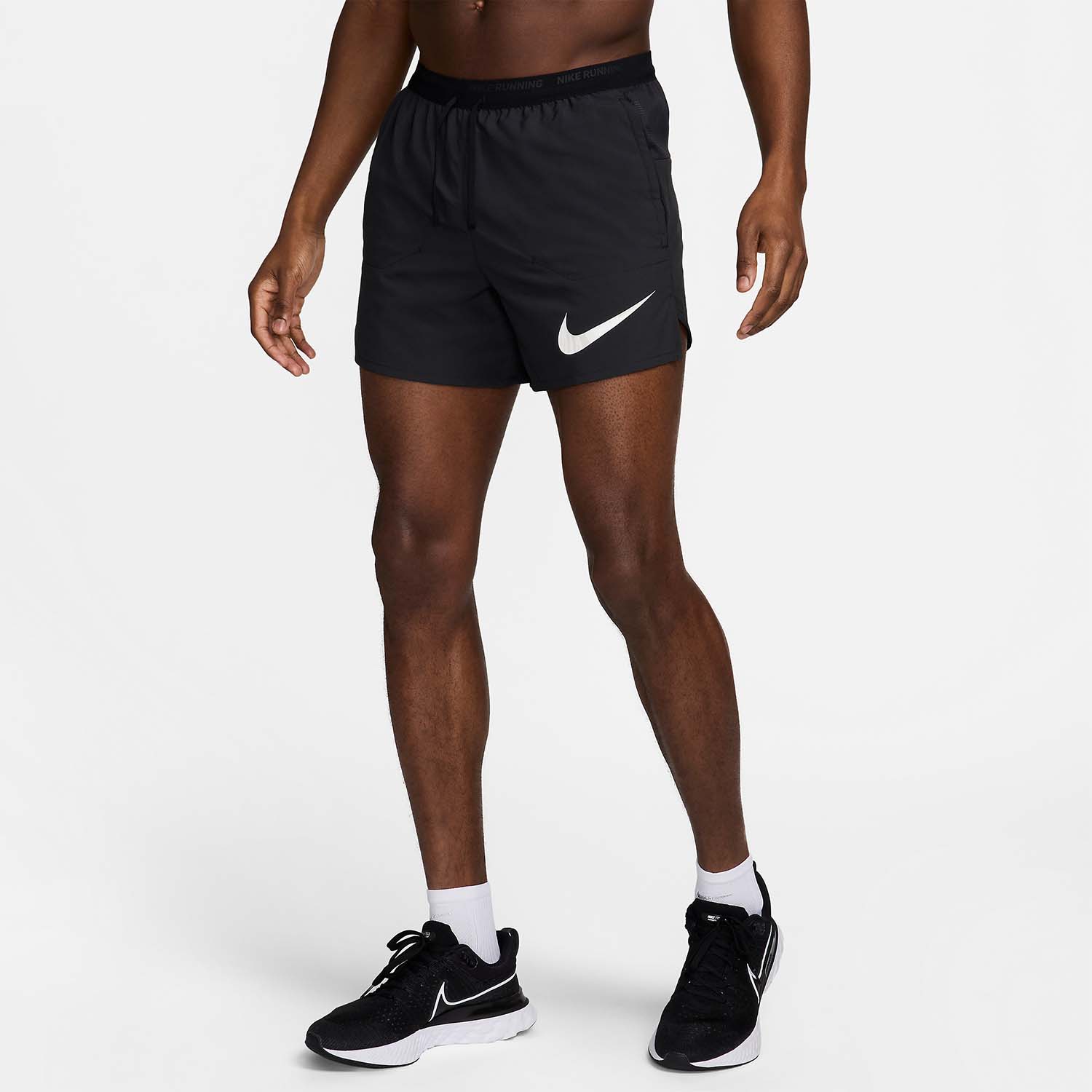 Nike Flex Stride 5in Shorts - Black/Photon Dust/White