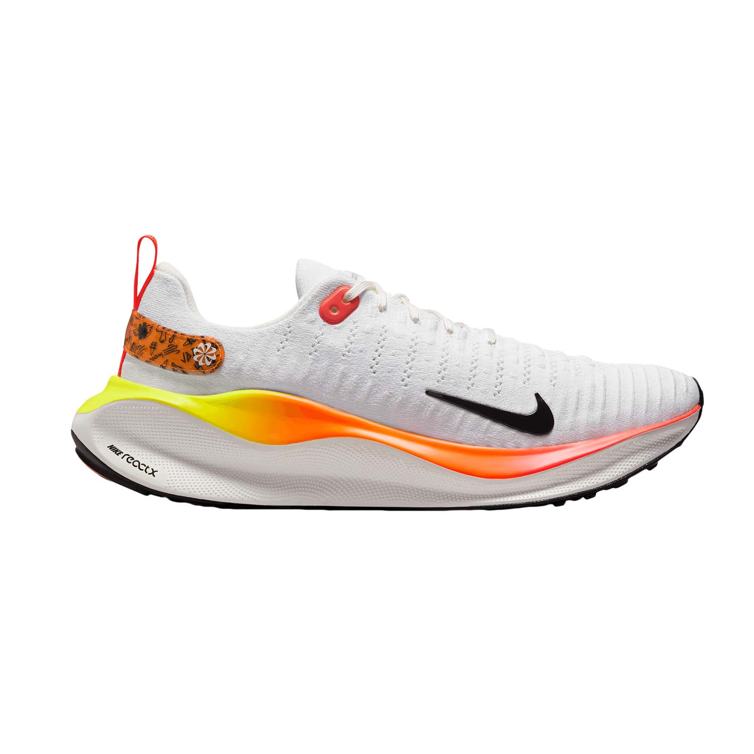 Nike InfinityRN 4 - White/Black/Bright Crimson/Total Orange