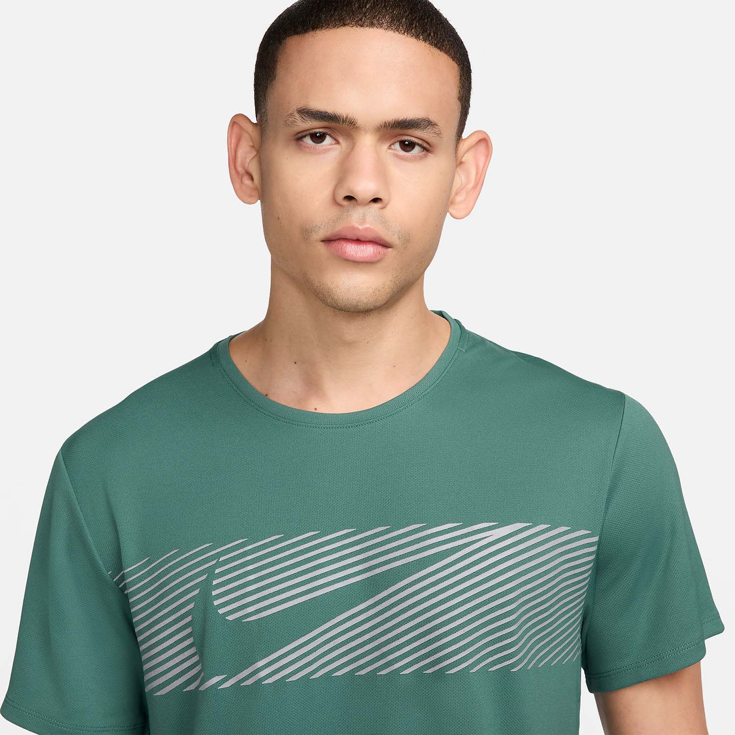 Nike Miler Flash T-Shirt - Bicoastal/Reflective Silver