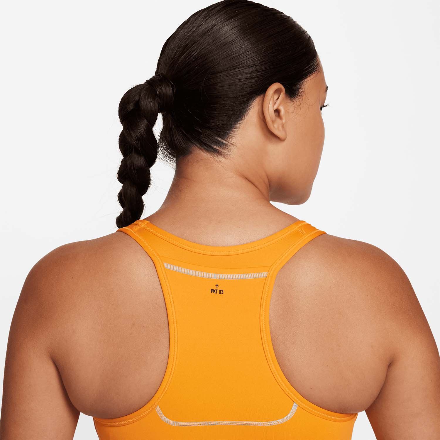 Nike Swoosh Reggiseno Sportivo - Sundial/Light Orewood Brown/Baroque Brown