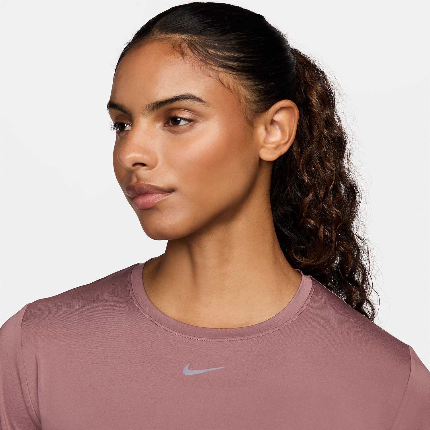 Nike One Classic Camisa - Smokey Mauve/Black