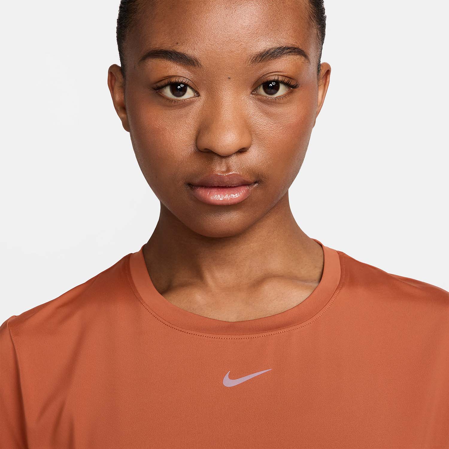 Nike One Classic T-Shirt - Burnt Sunrise/Black