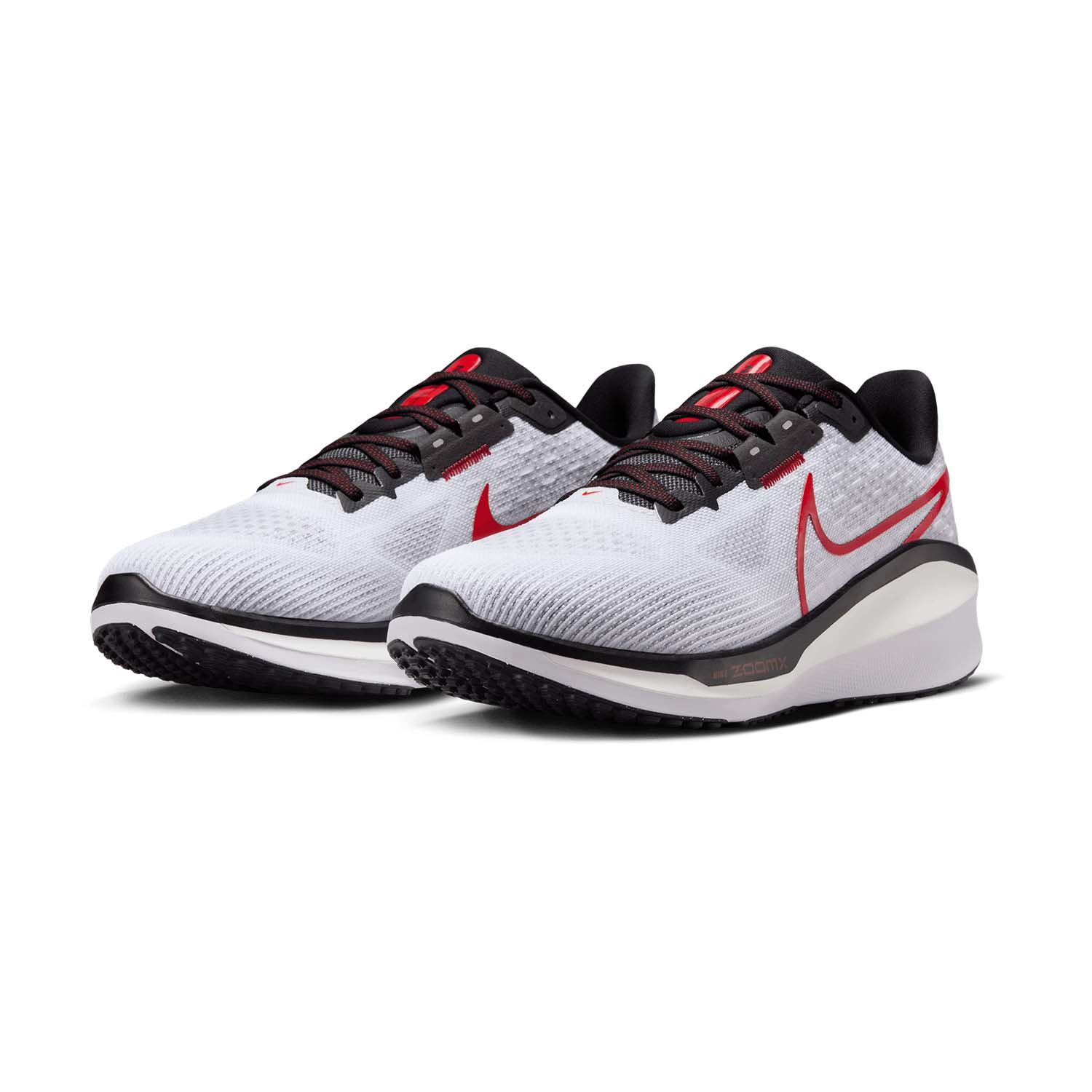 Nike Vomero 17 - White/Black/Fire Red/Platinum Tint