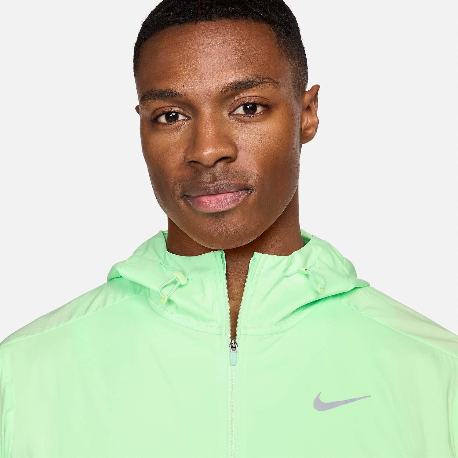 Nike Light Windrunner Jacket - Vapor Green/Light Iron Ore/Reflective Silver