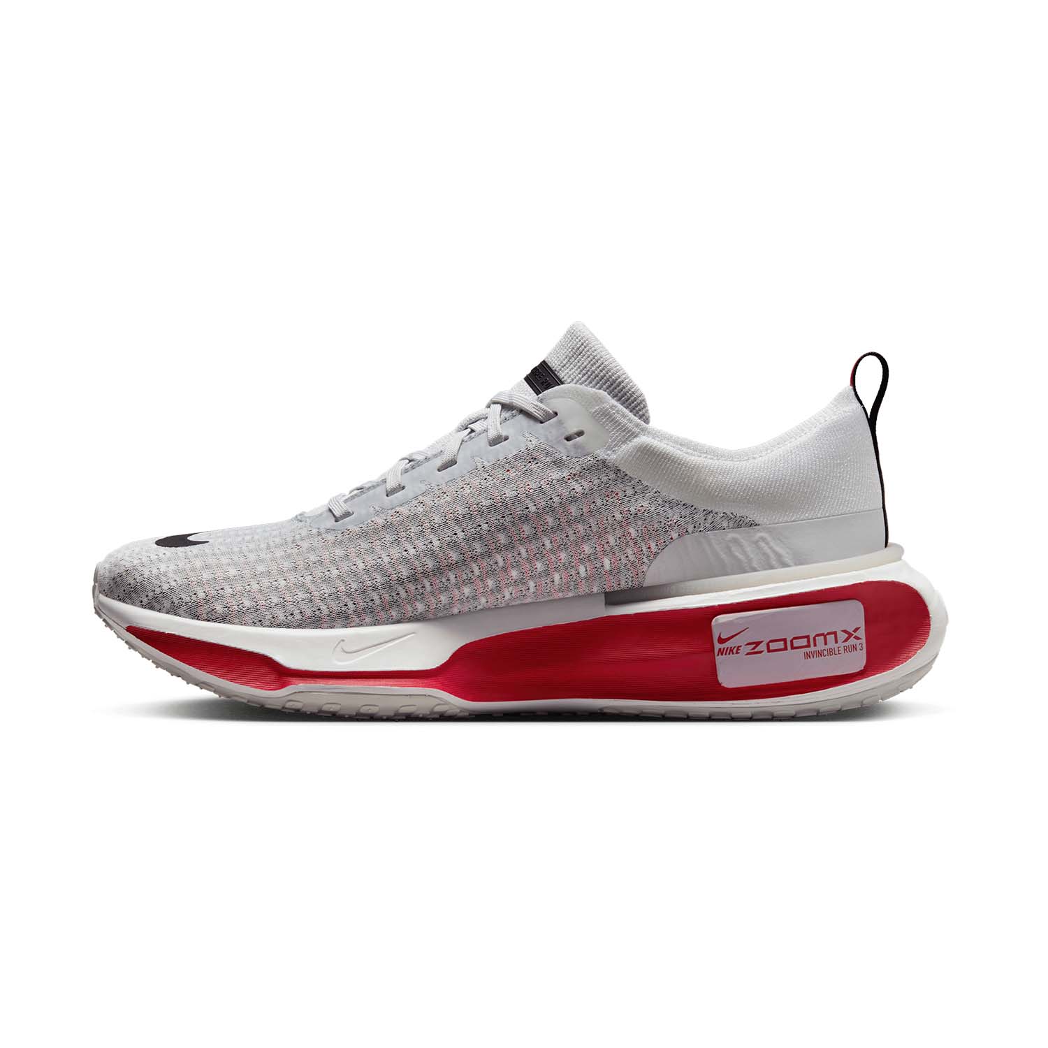 Nike ZoomX Invincible Run Flyknit 3 - White/Black/Fire Red/Cement Grey