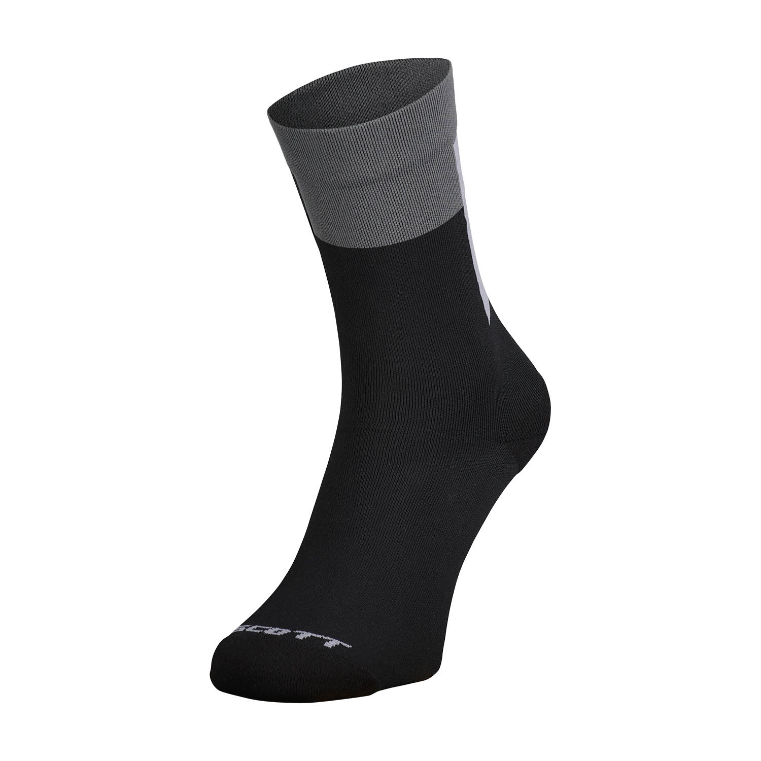 Scott Block Stripe Socks - Black/Dark Grey