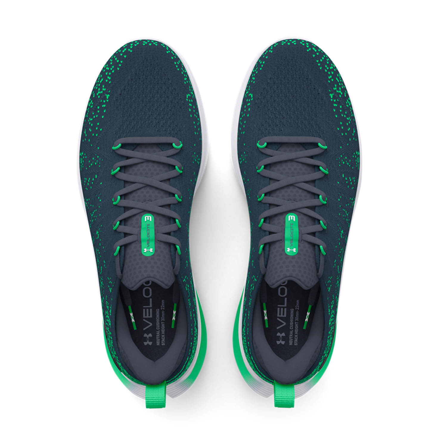 Under Armour Flow Velociti Wind 3 - Downpour Gray/Vapor Green/White