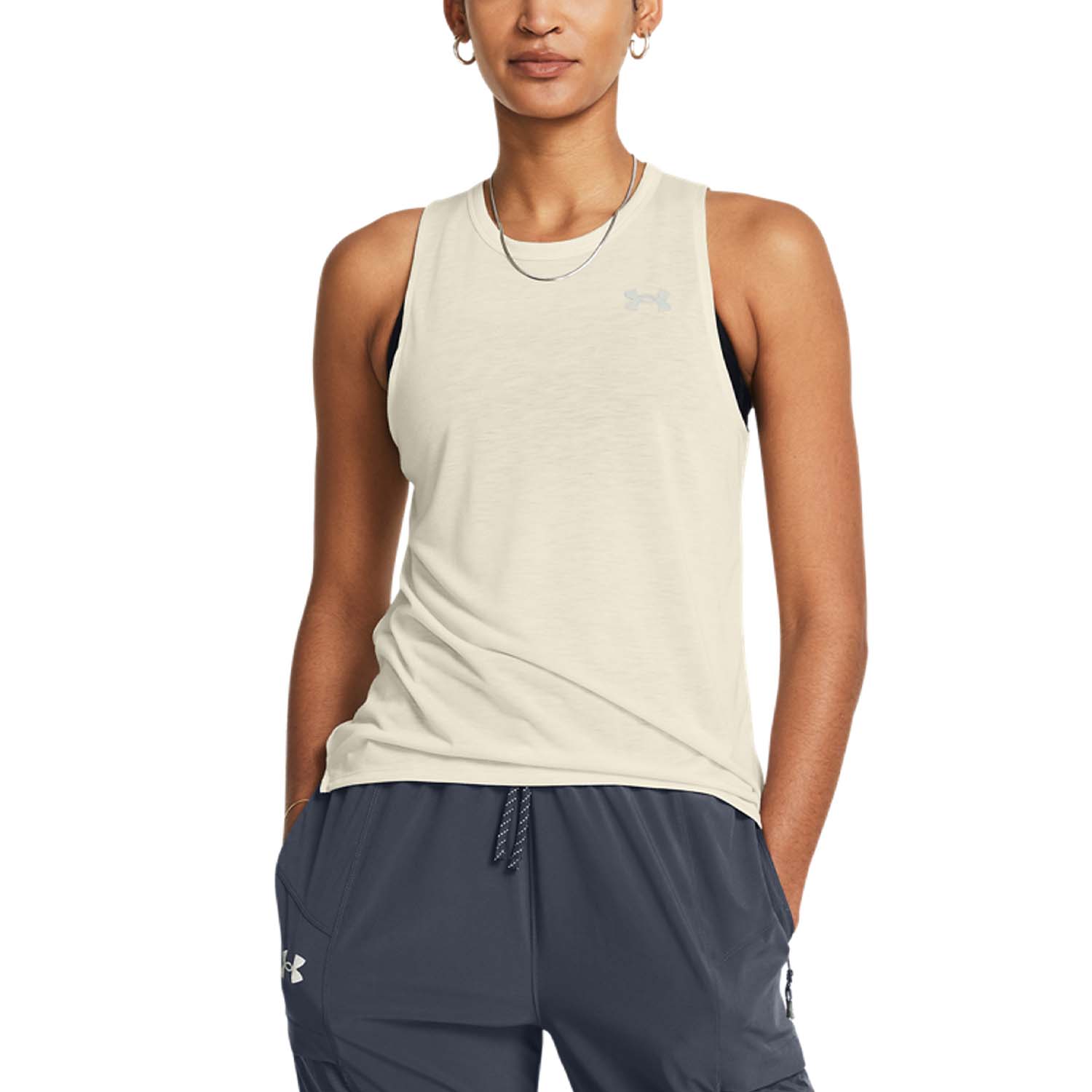 Under Armour Launch Top - Silt/Reflective