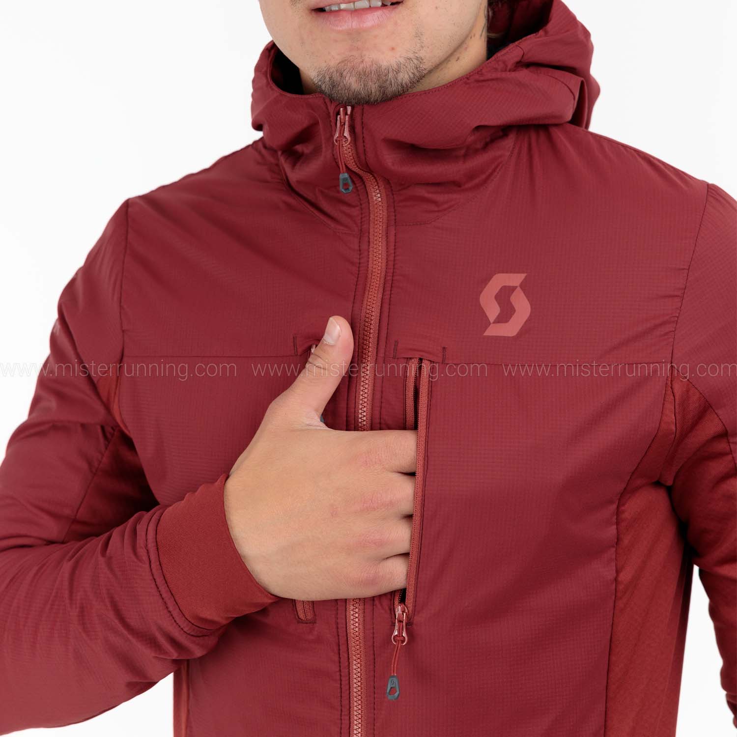 Scott Explorair Alpha Chaqueta - Wood Red