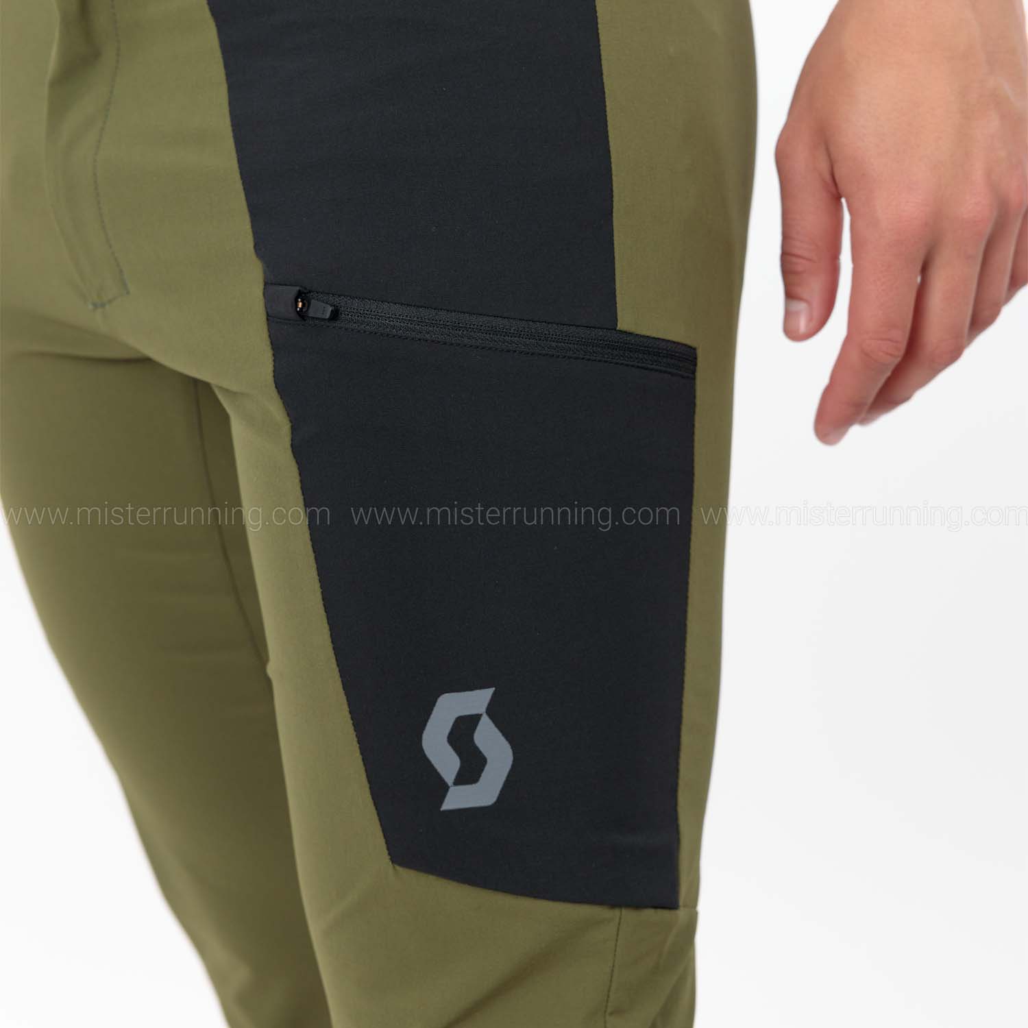 Scott Explorair Tech Pantaloni - Fir Green/Black