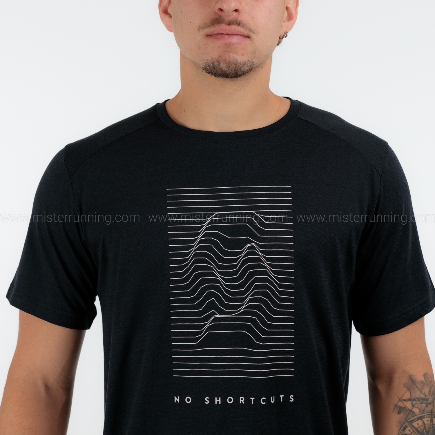 Scott Defined Merino Graphic T-Shirt - Black