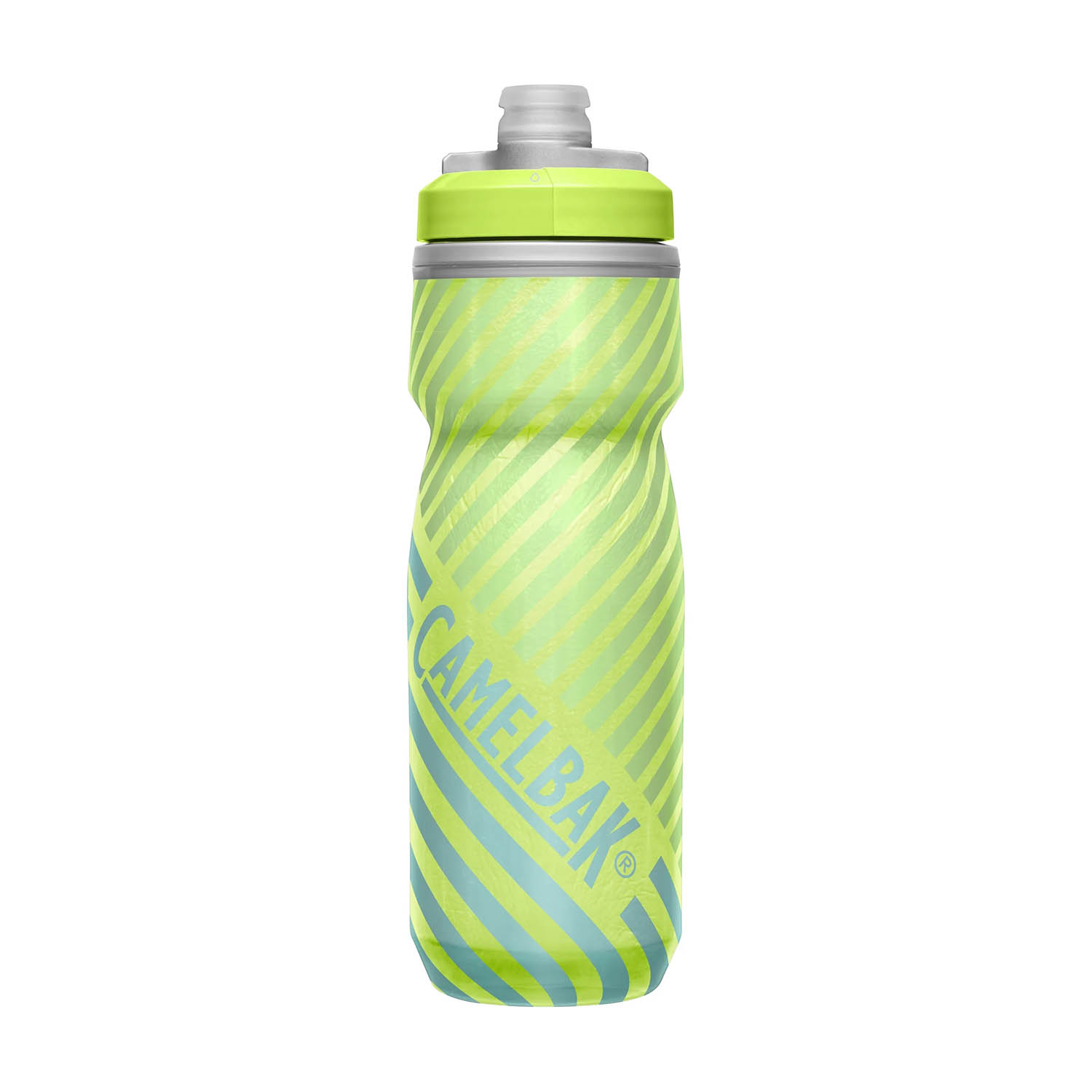 Camelbak Podium Chill 620 ml Water bottle - Lime/Blue Stripe