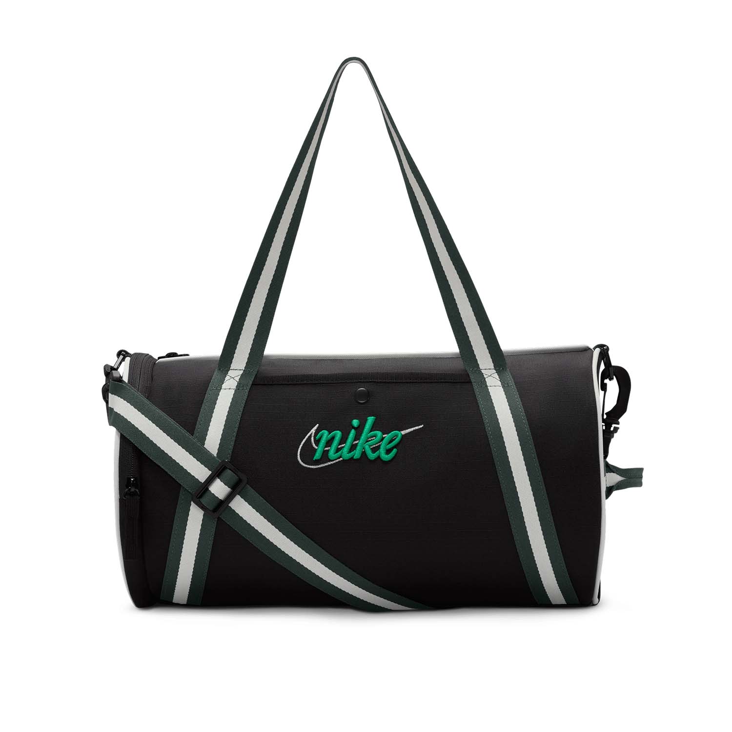 Nike Heritage Duffle - Black/Vintage Green/Stadium Green