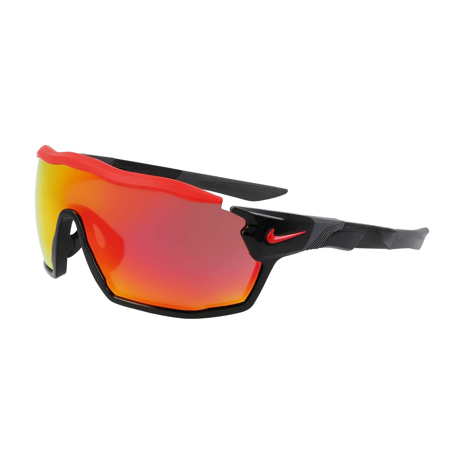 Nike Show X Rush Sunglasses - Black/Red Mirror