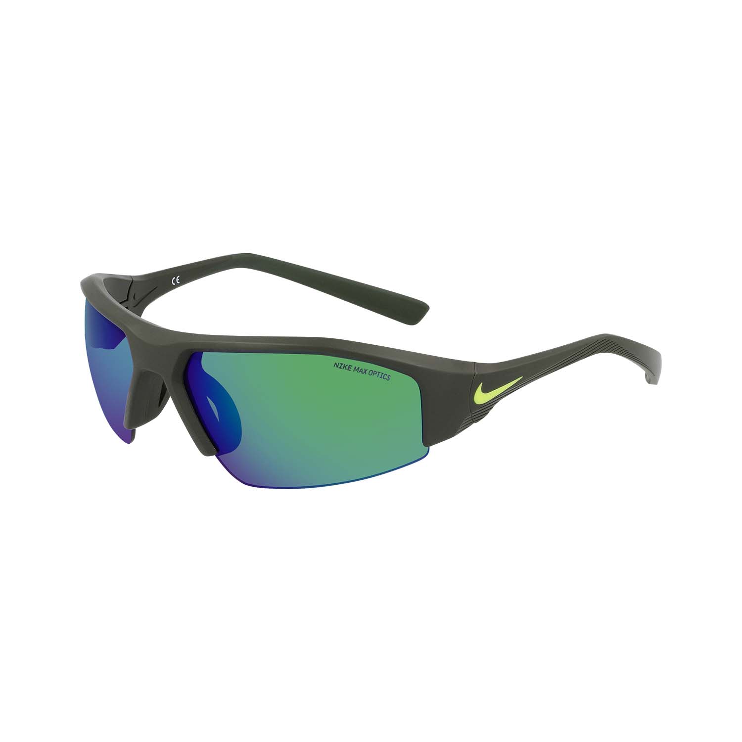 Nike Skylon Ace 22 Sunglasses - Matte Sequoia/Green Mirror