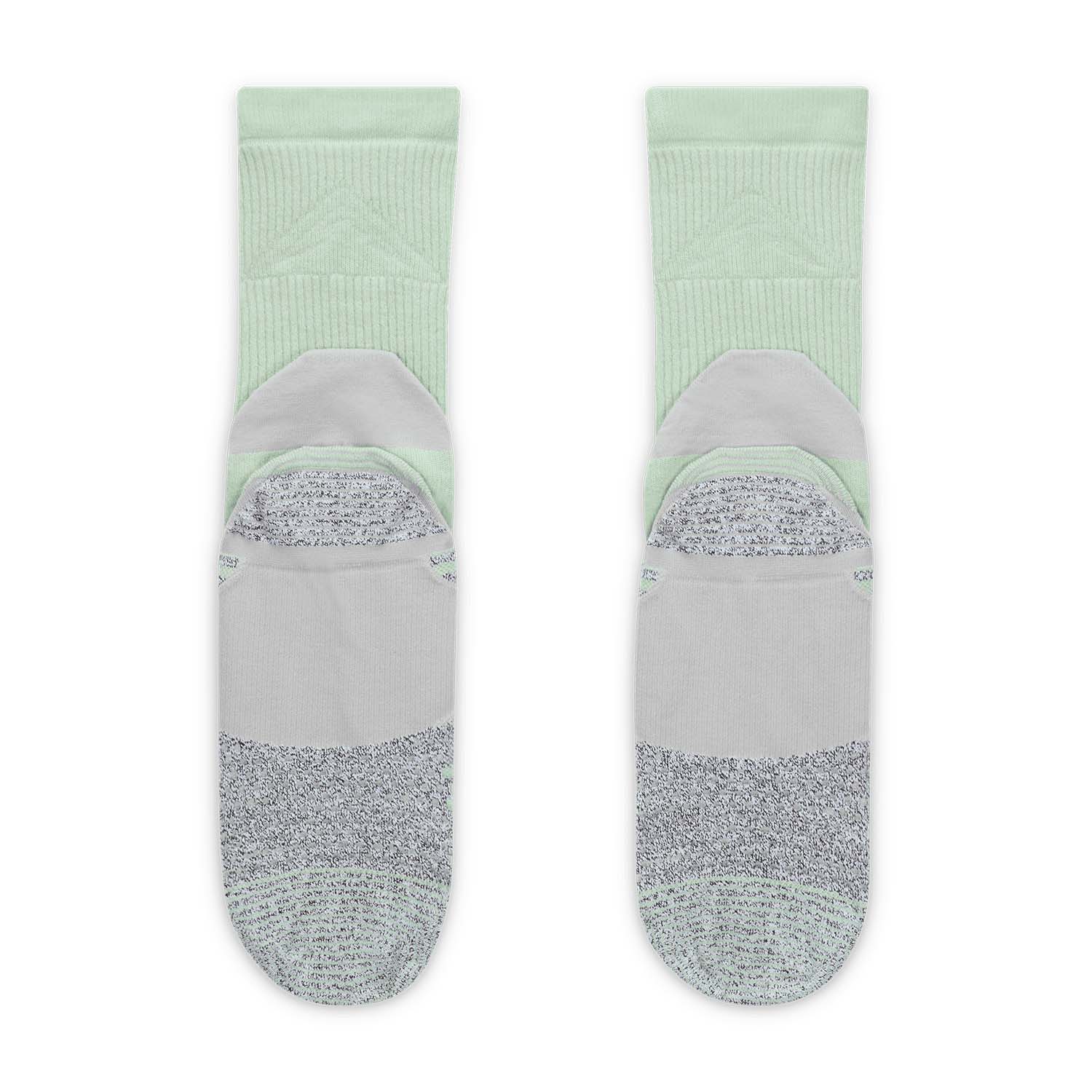 Nike Trail Crew Socks - Vapor Green/Light Iron Ore/Reflective Silver
