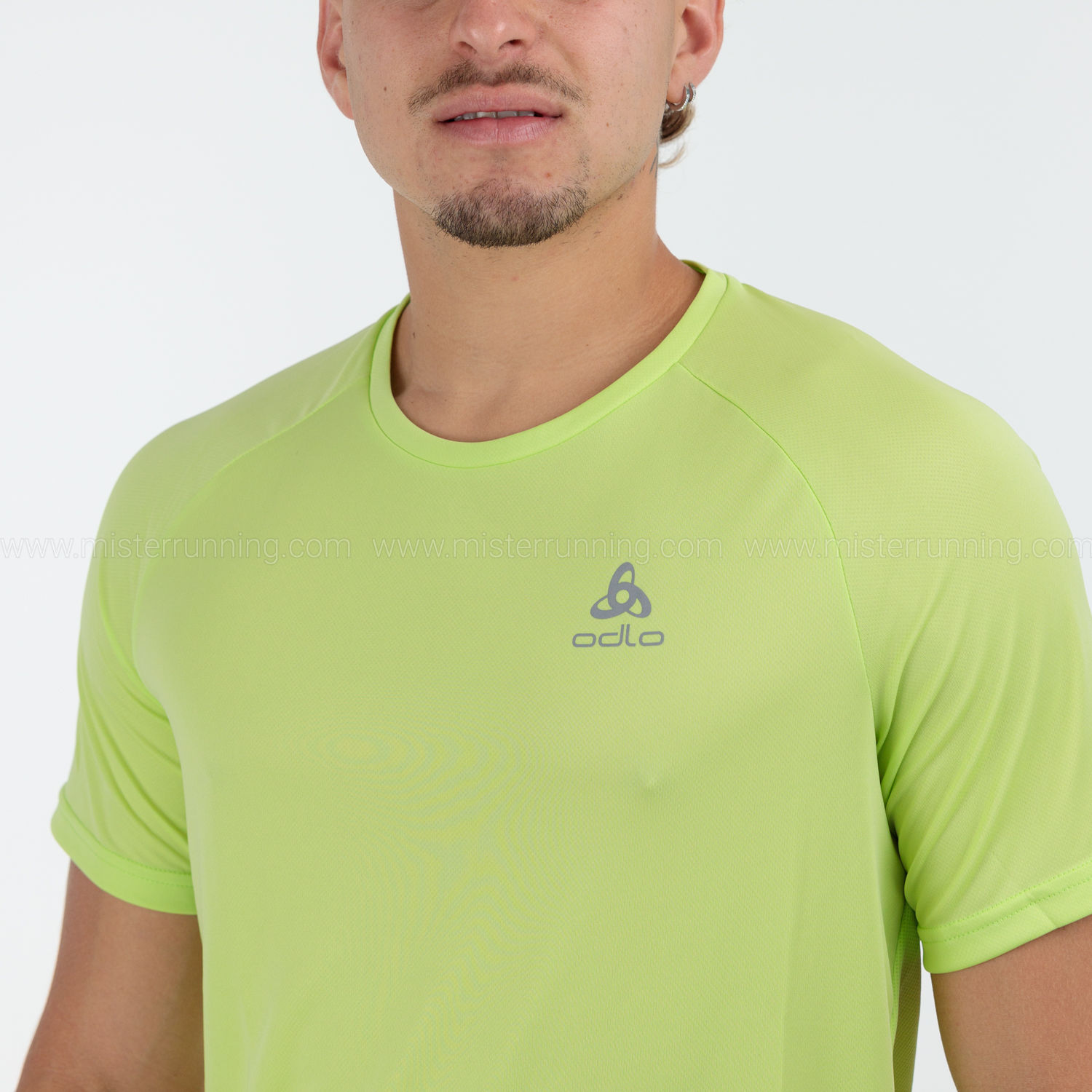 Odlo Crew Essential Chill-Tec Camiseta - Sharp Green