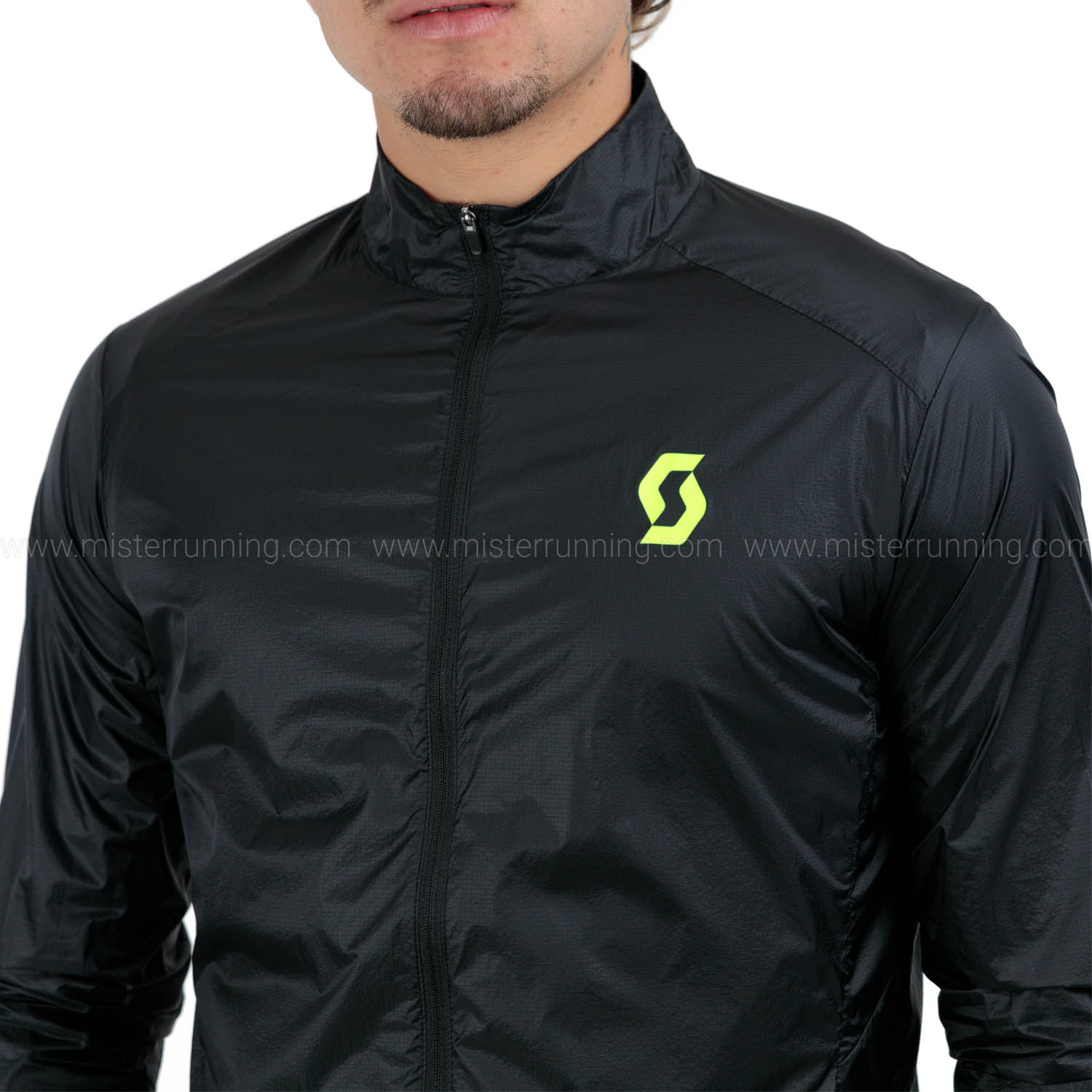 Scott RC Run Chaqueta - Black/Yellow