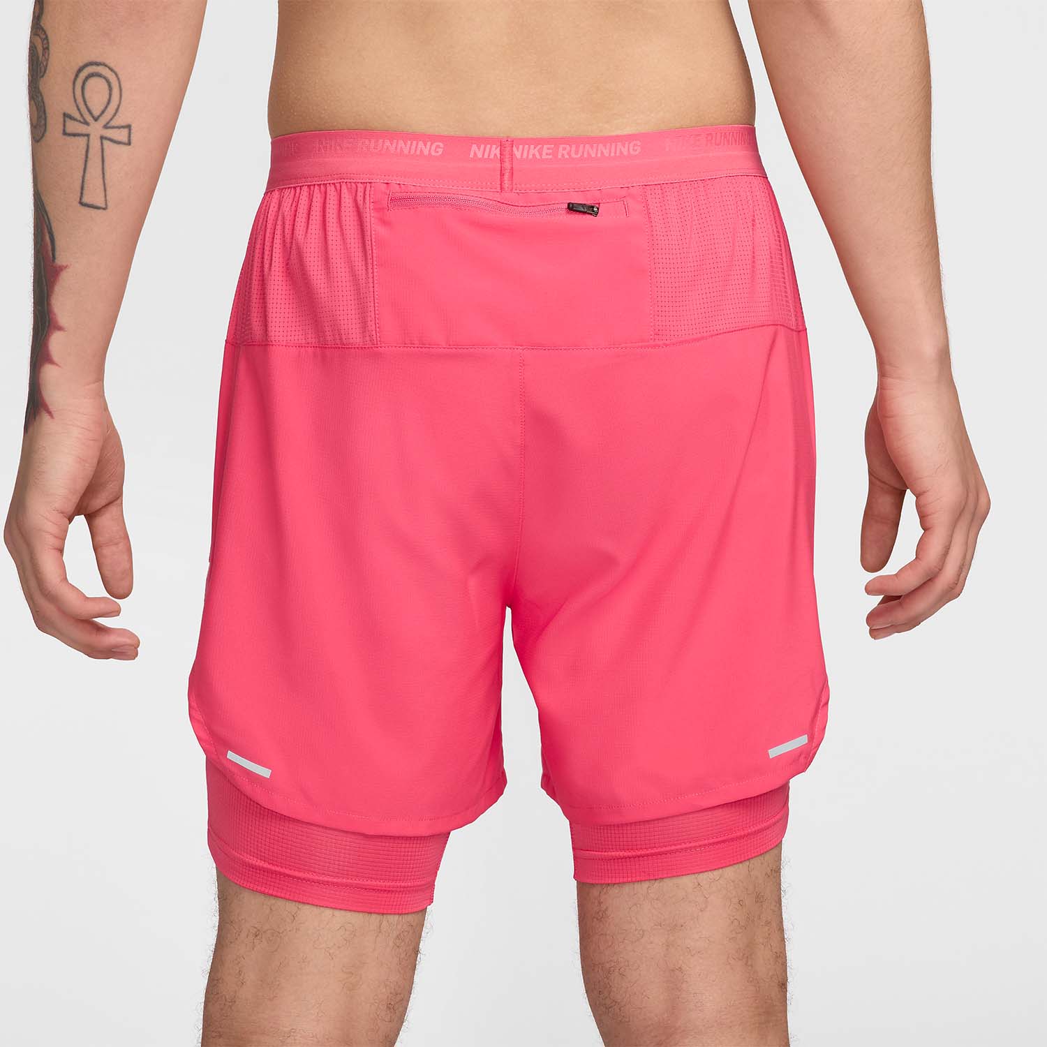 Nike Dri FIT Stride Hybrid Men s Running Shorts Aster Pink