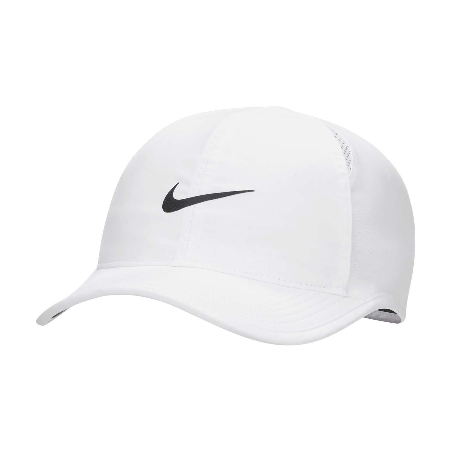Nike Dri FIT Club Running Hat Cap White Black