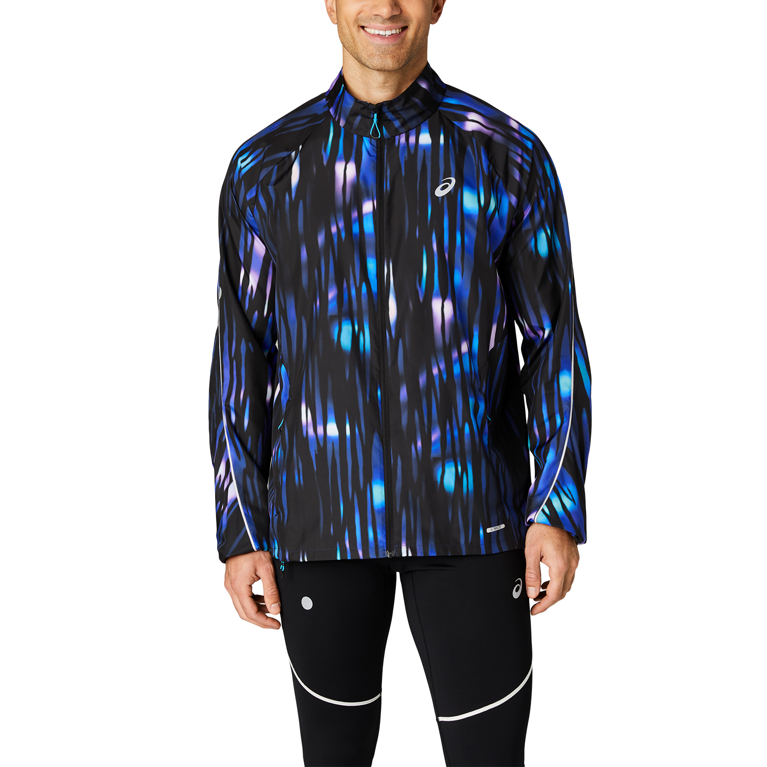Asics Road Lite Show Giacca Blue Expanse