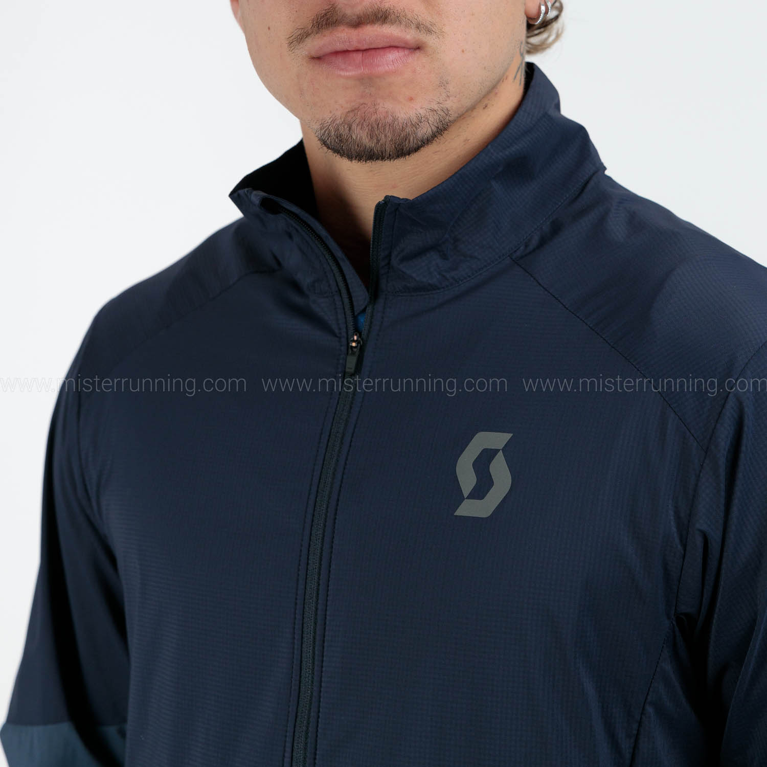 Scott Endurance Anorak Jacket - Dark Blue/Metal Blue