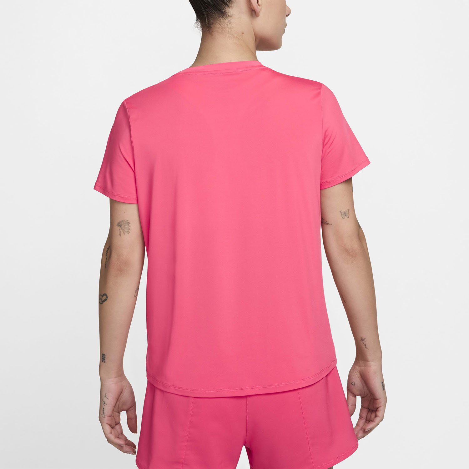 Nike One Swoosh Logo Women s Running T Shirt Aster Pink