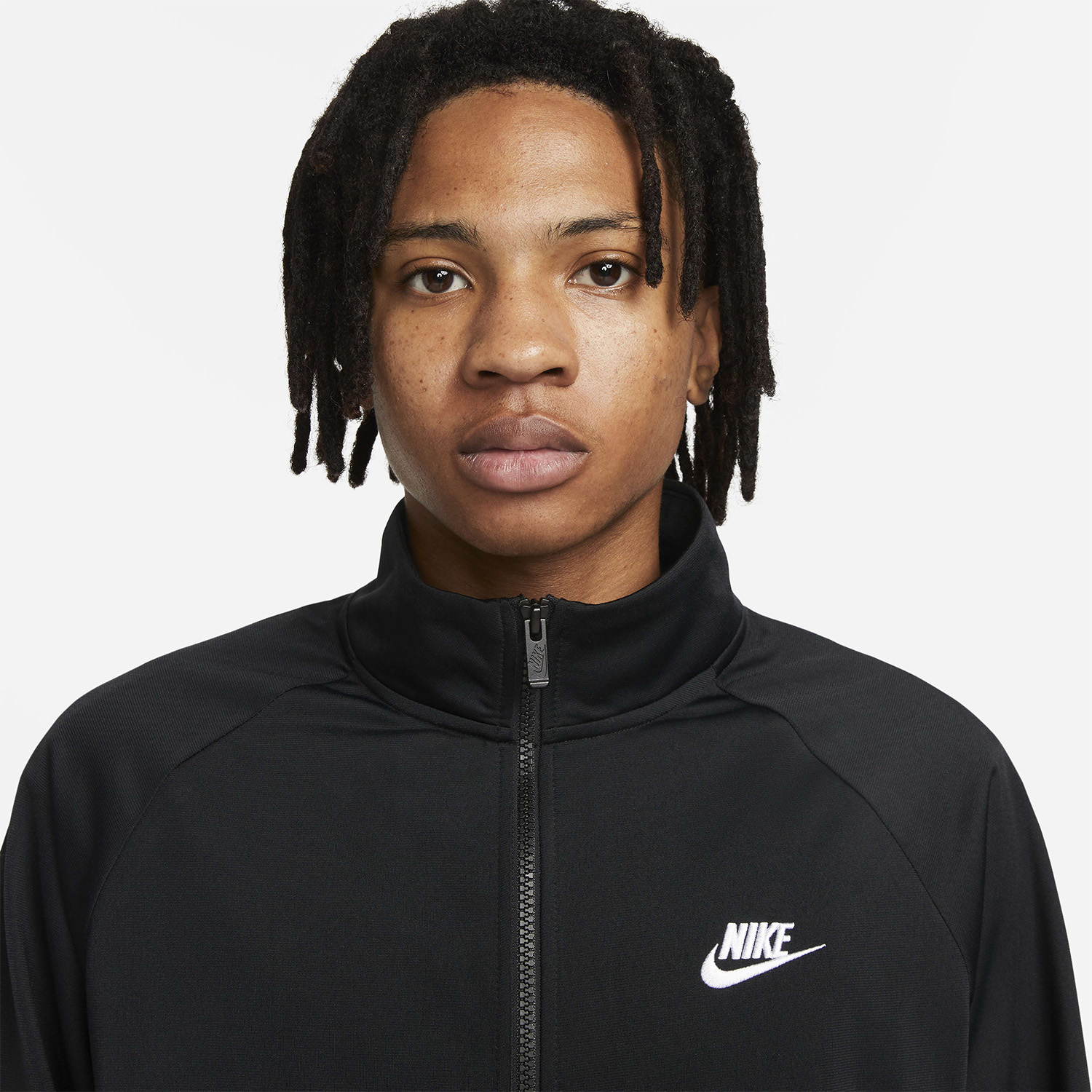 Nike Club Men s Sportswear Tracksuit Black White