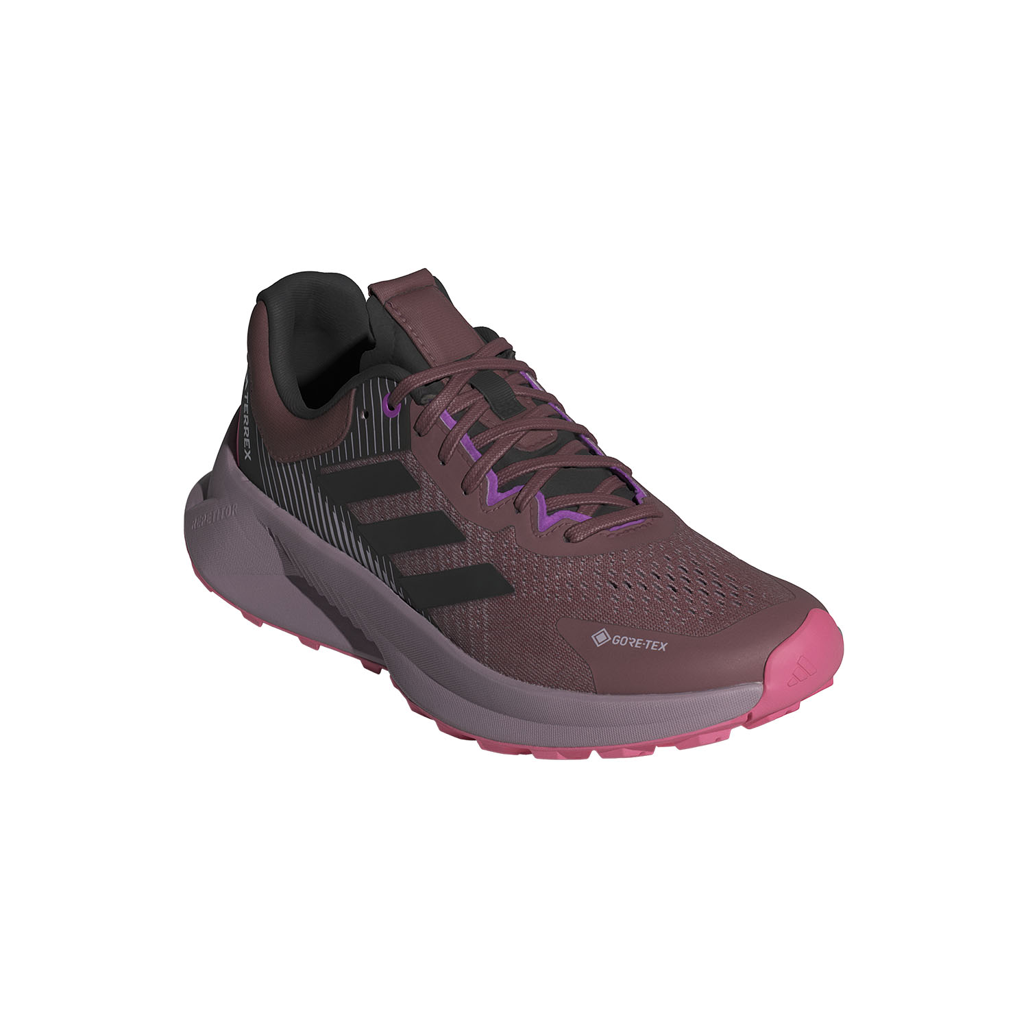 adidas Terrex Soulstride Flow GTX Quiet Crimson Core Black Pink Fusion
