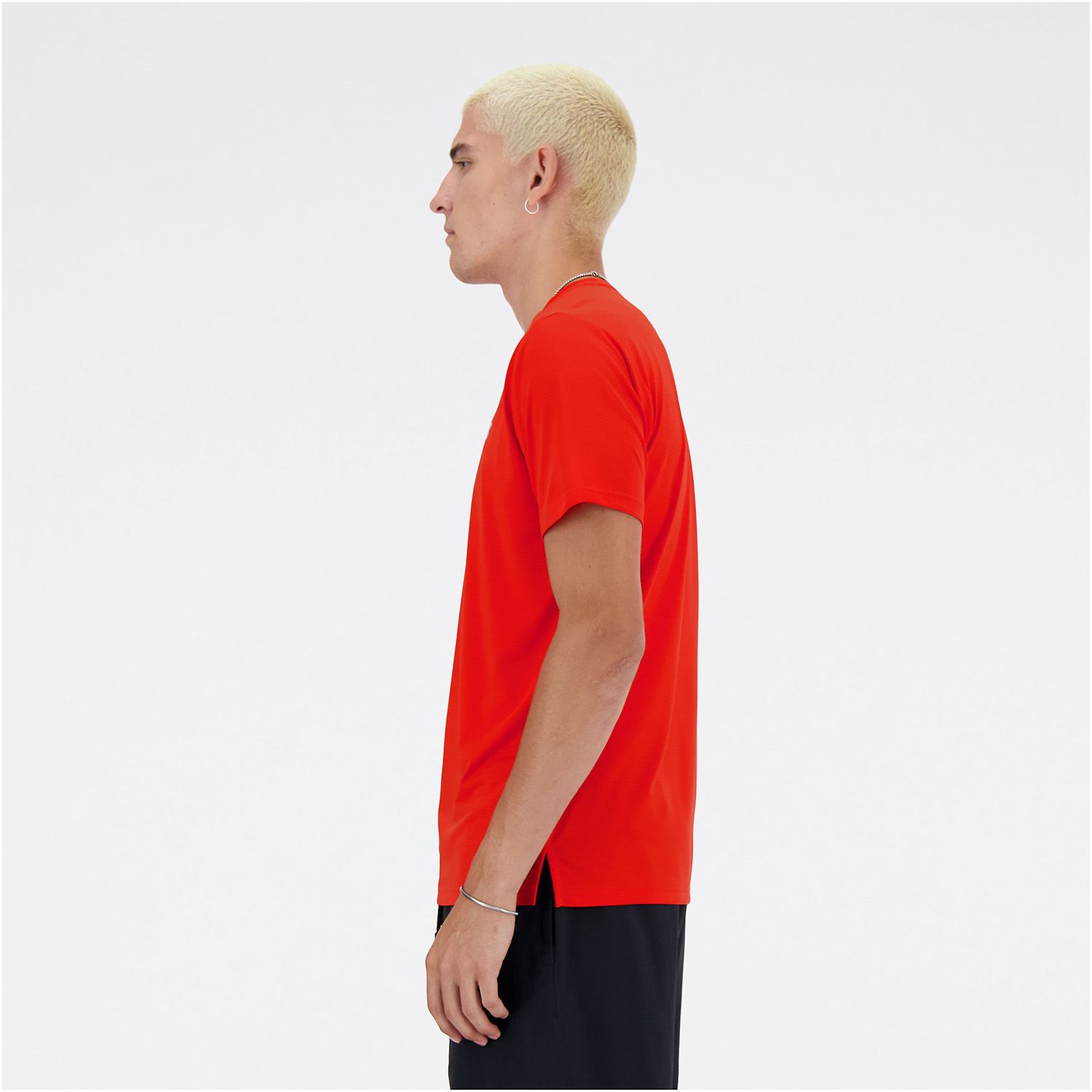 New Balance Performance Men s Running T Shirt Neo Flame