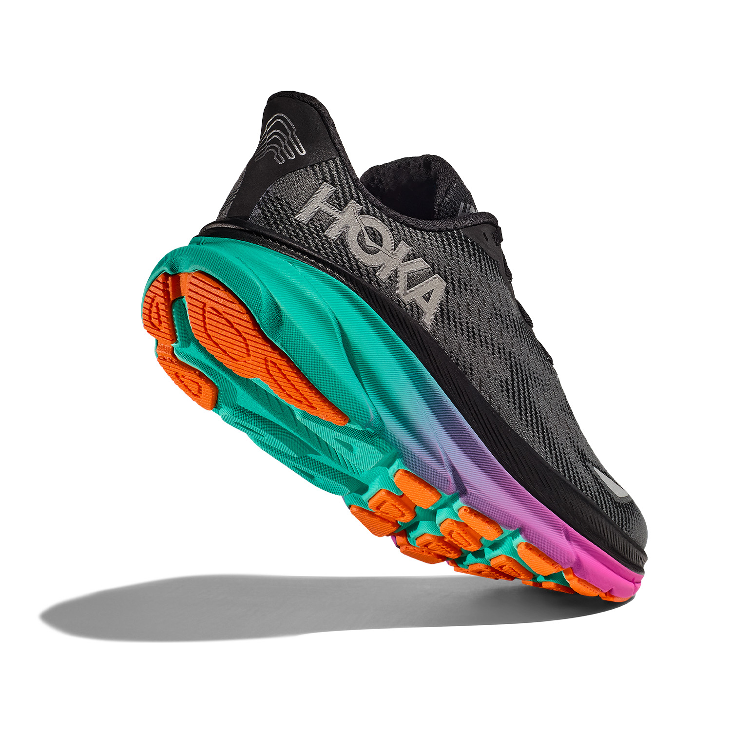 Hoka Clifton 9 GTX Scarpe da Running Uomo Black Electric Aqua