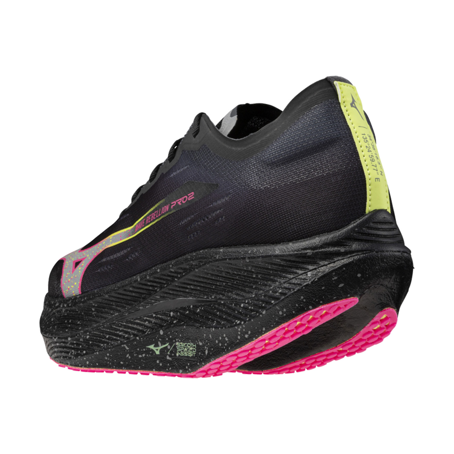 Mizuno Wave Rebellion Pro 2 Men s Running Shoes Black Silver