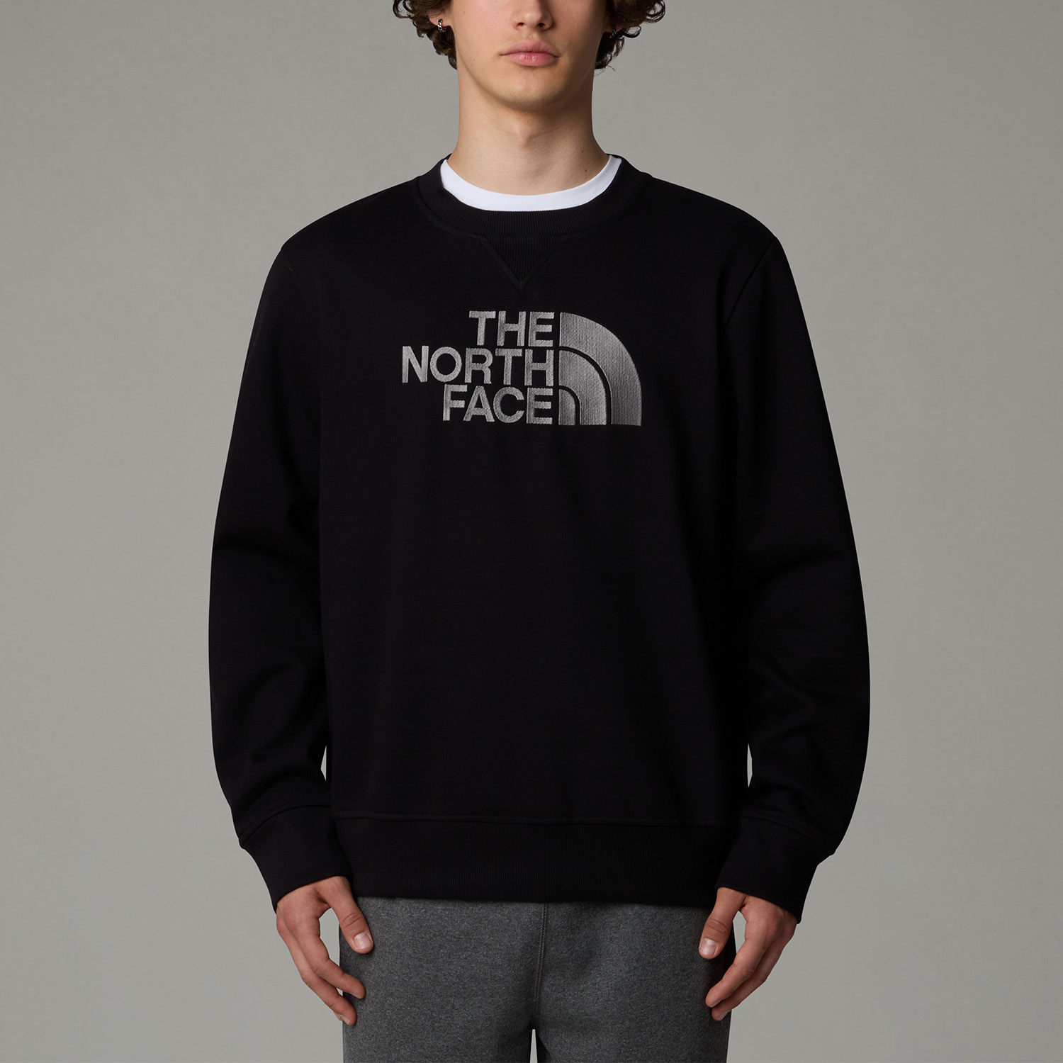 The North Face Drew Peak Crew Sweatshirt TNF Black