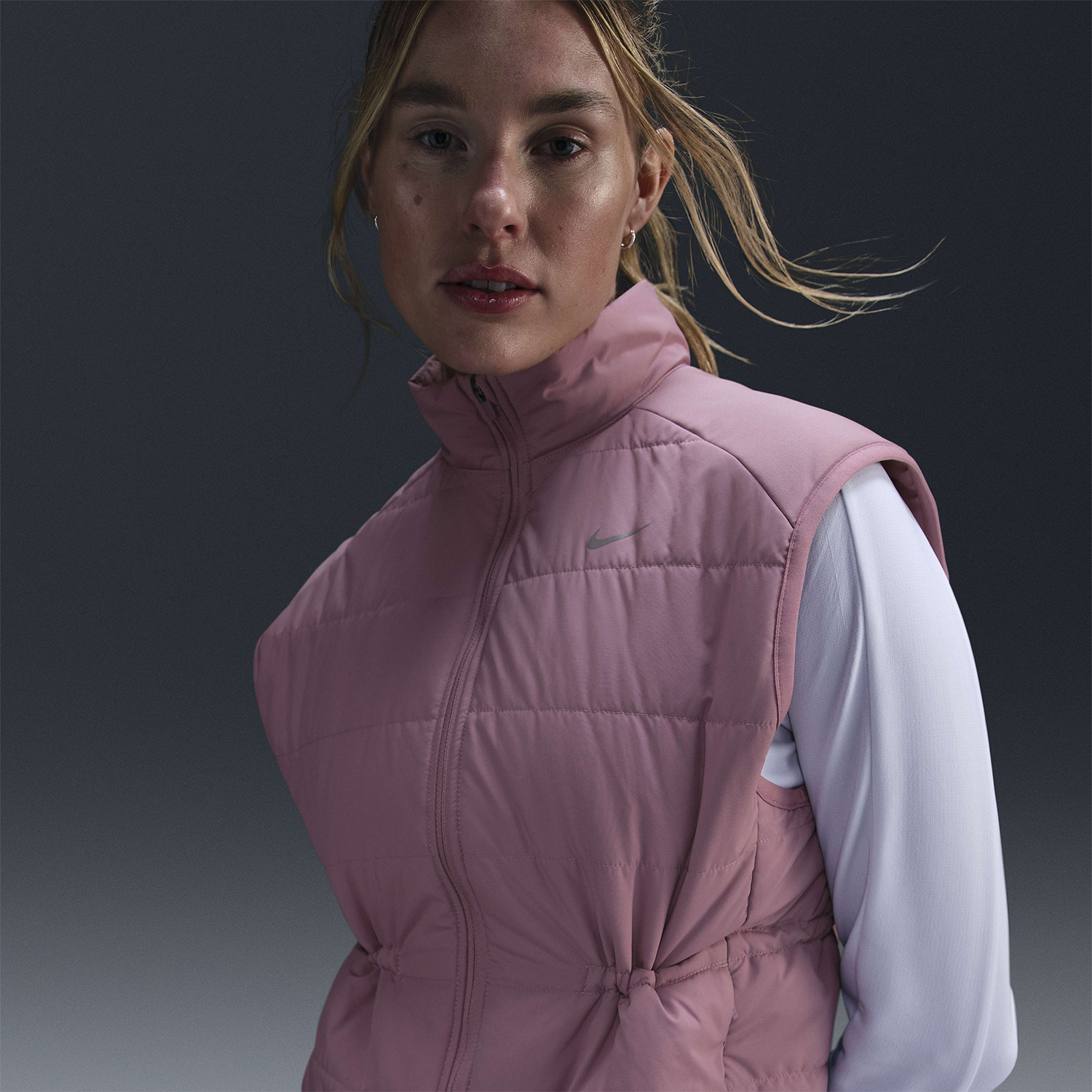 Nike Therma FIT Swift Women s Running Vest Plum Dust