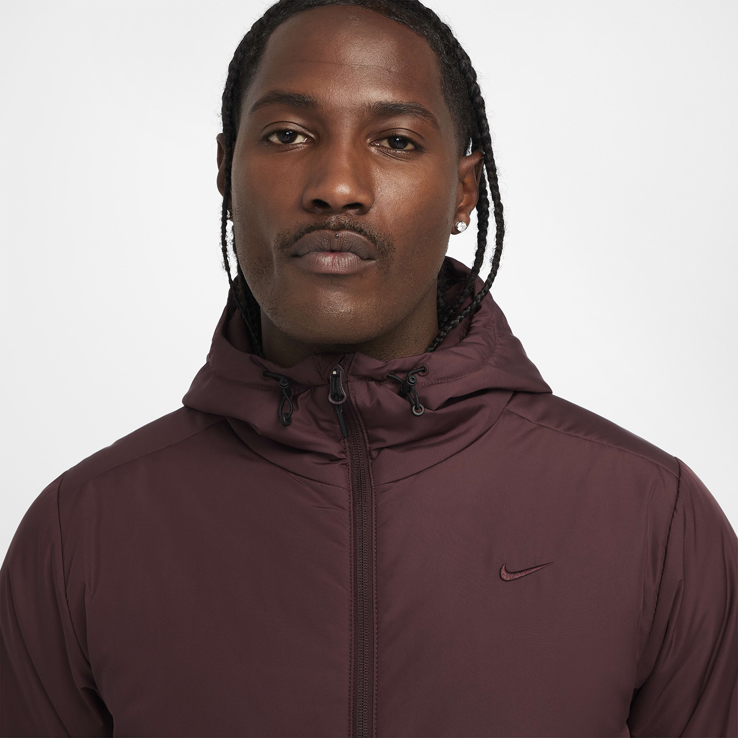 Nike burgundy jacket deals