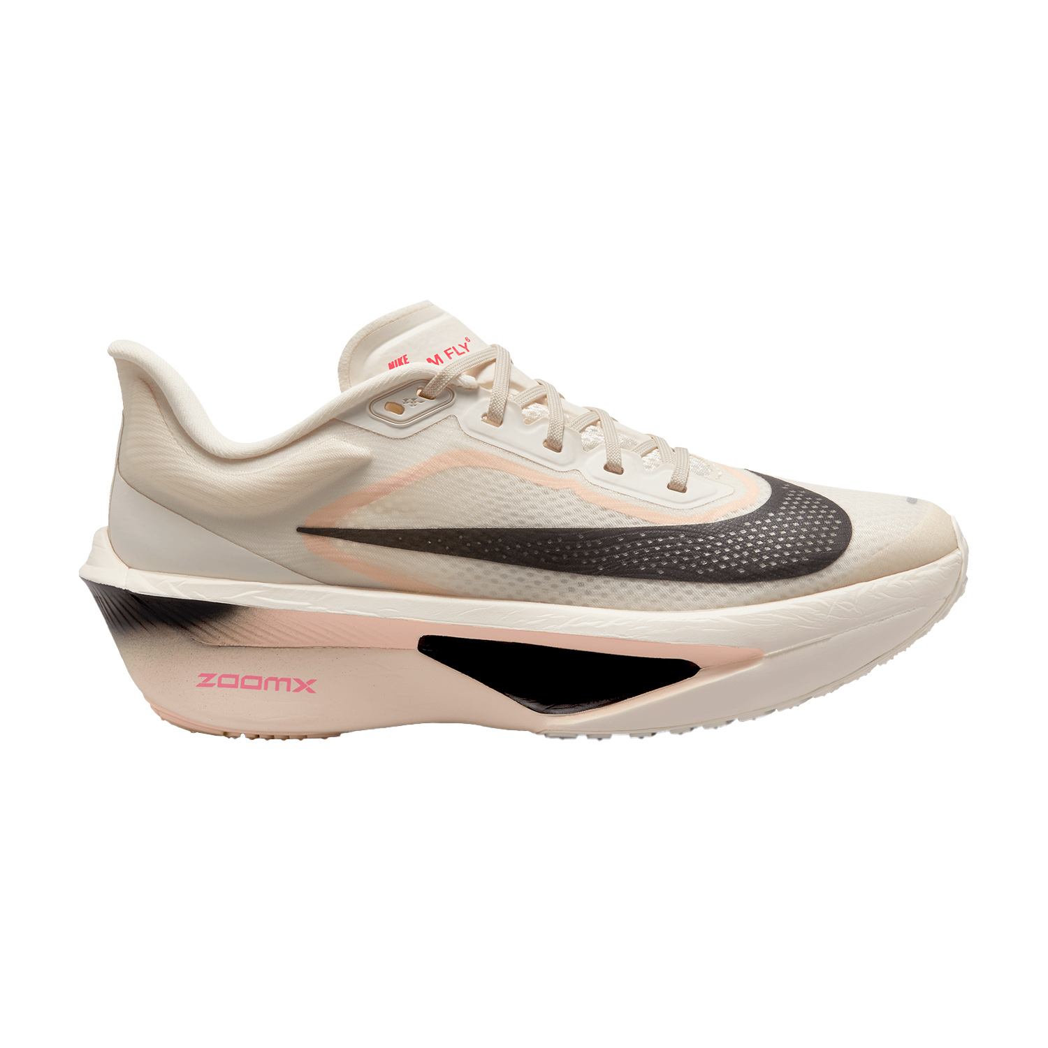 Nike Zoom Fly 6 Women s Running Shoes Pale Ivory Black Crimson