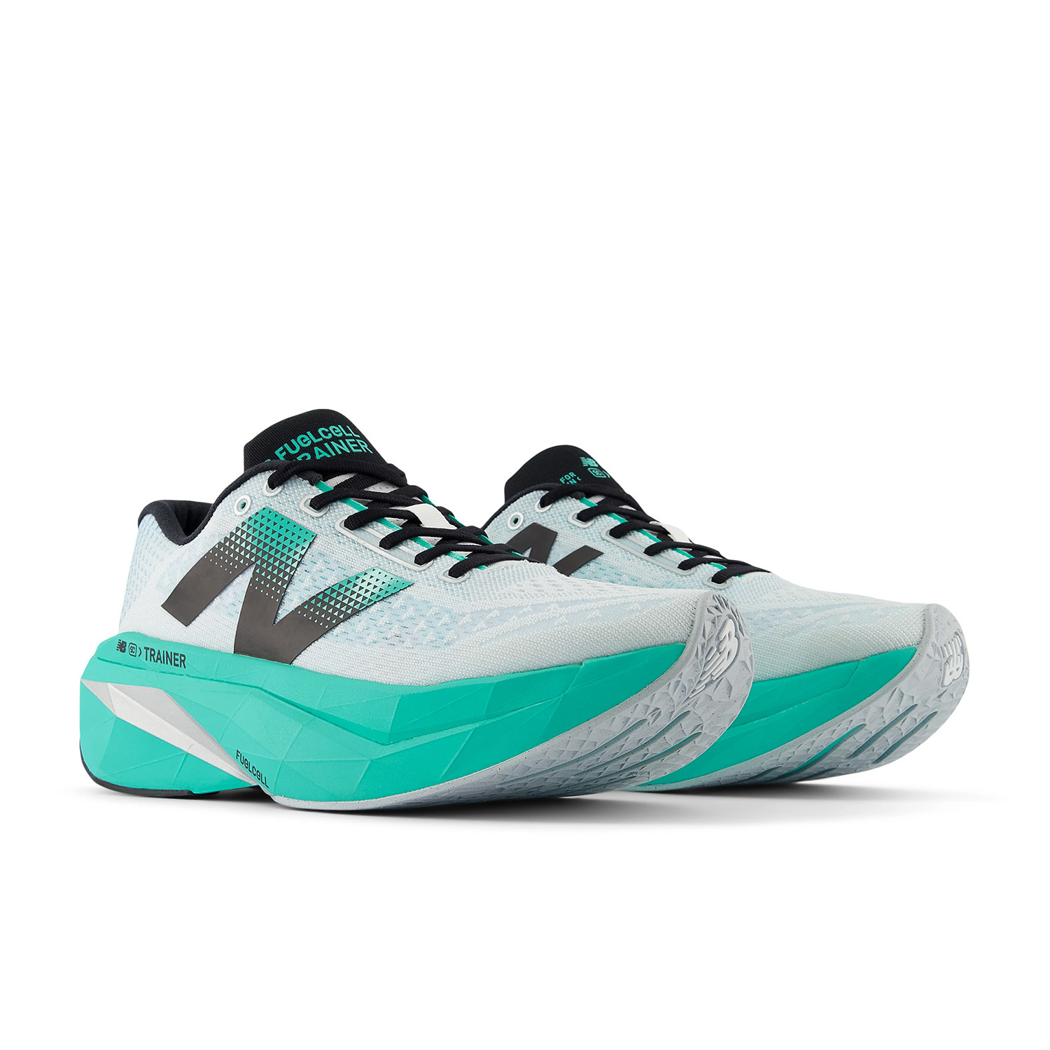 New Balance FuelCell SuperComp Trainer v3 White Cyber Jade