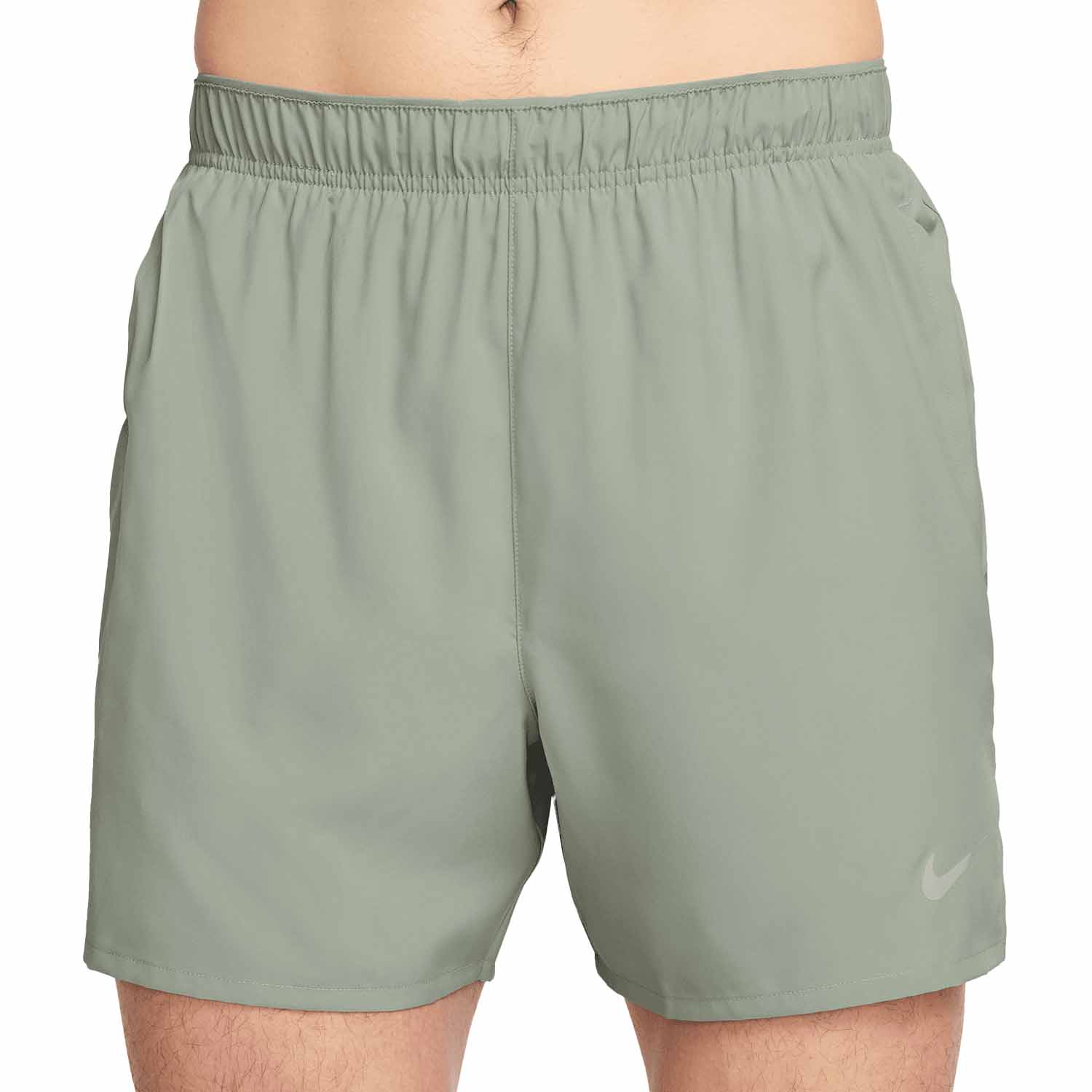 Nike Challenger 5in Shorts Jade Horizon Reflective Silver