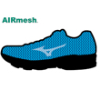 Mizuno Air Mesh