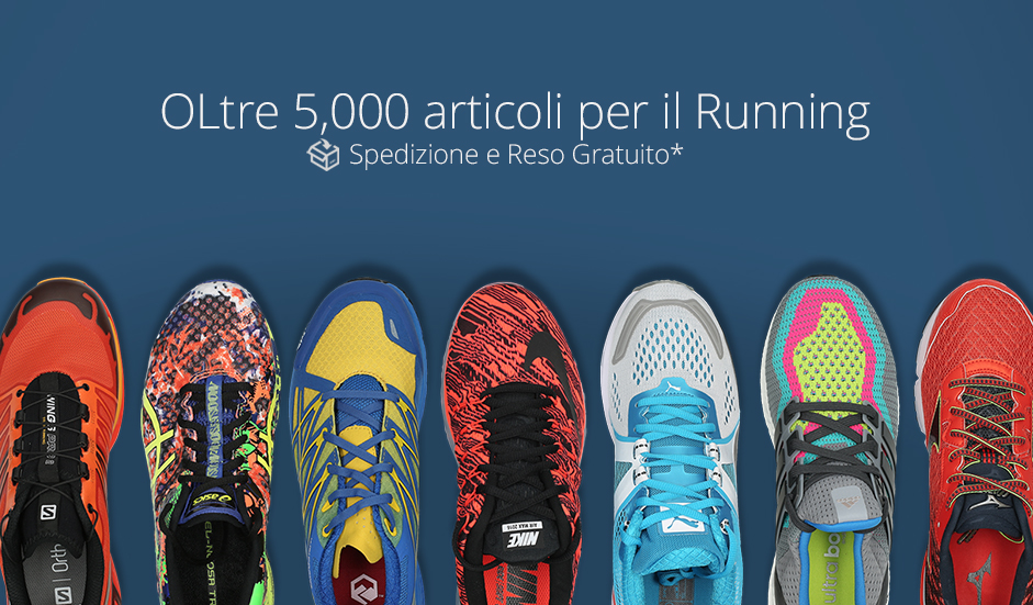running scarpe on line