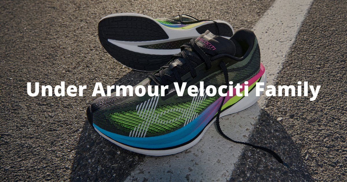 Under Armour Velociti FamilyPiù lontano, più veloce: due scarpe per correre al massimo