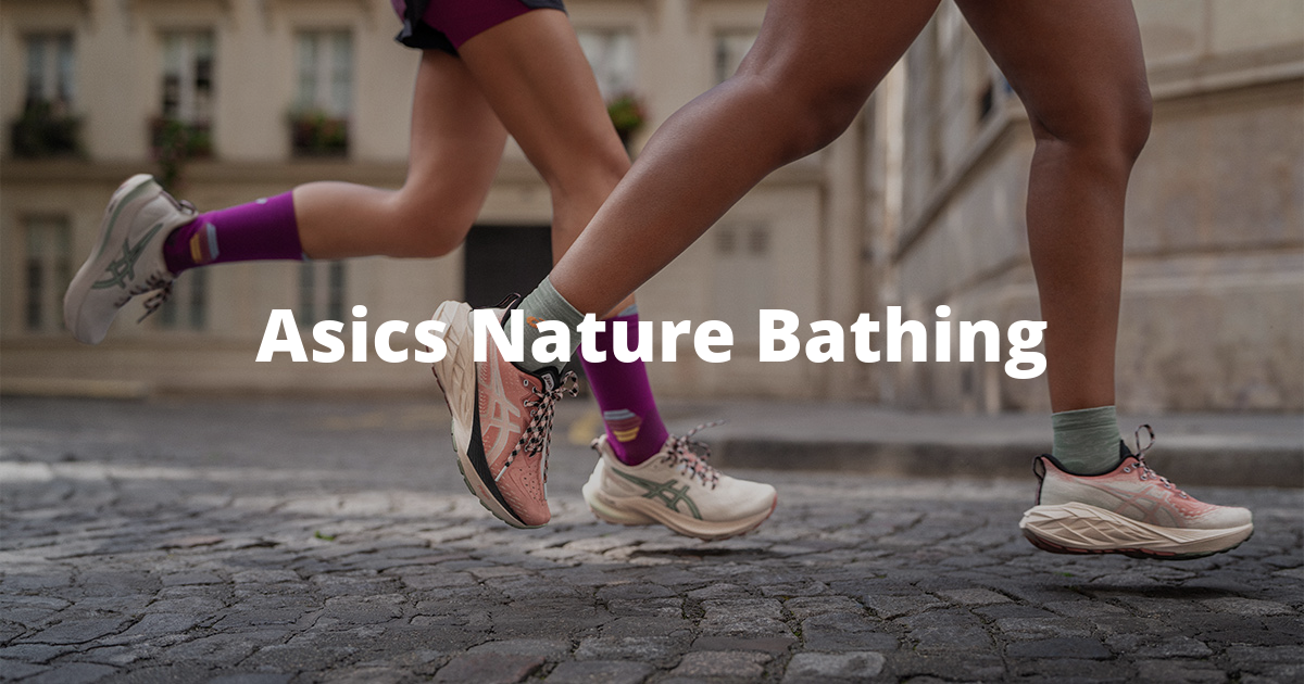 Asics Nature BathingUn momento di riconnessione con la natura e con te stesso