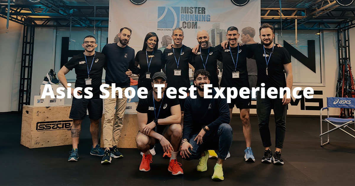 EVENTO CONCLUSO
Asics Shoe Test ExperienceL'evento del 22 Marzo 2024 a Roma