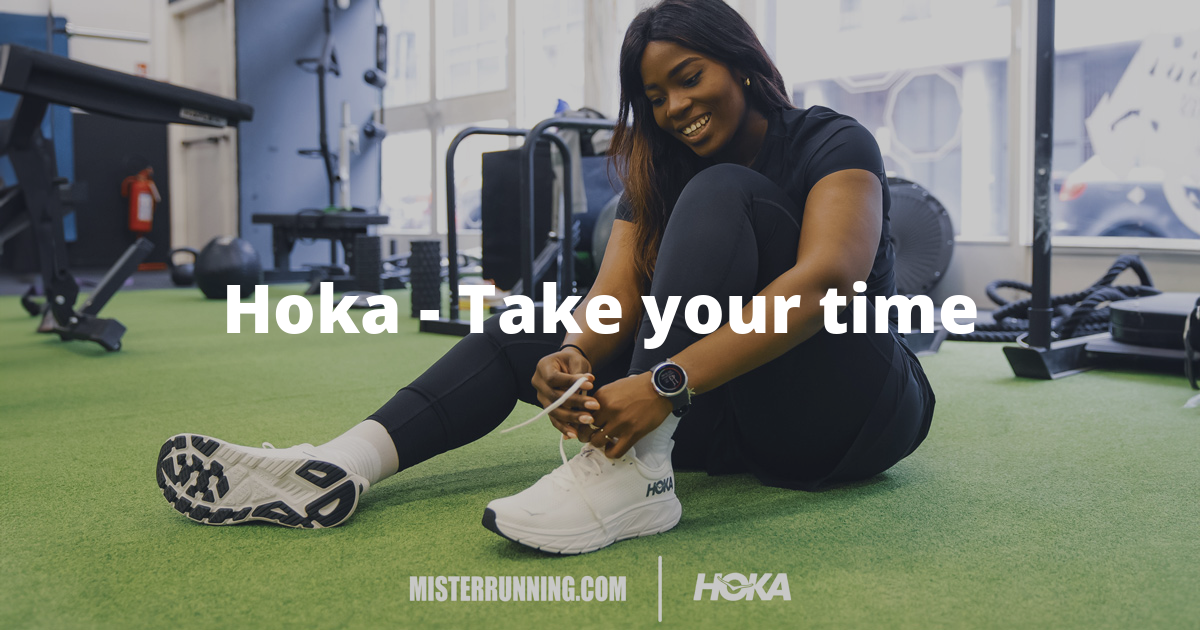 Take your time Tómate tu tiempo con Hoka