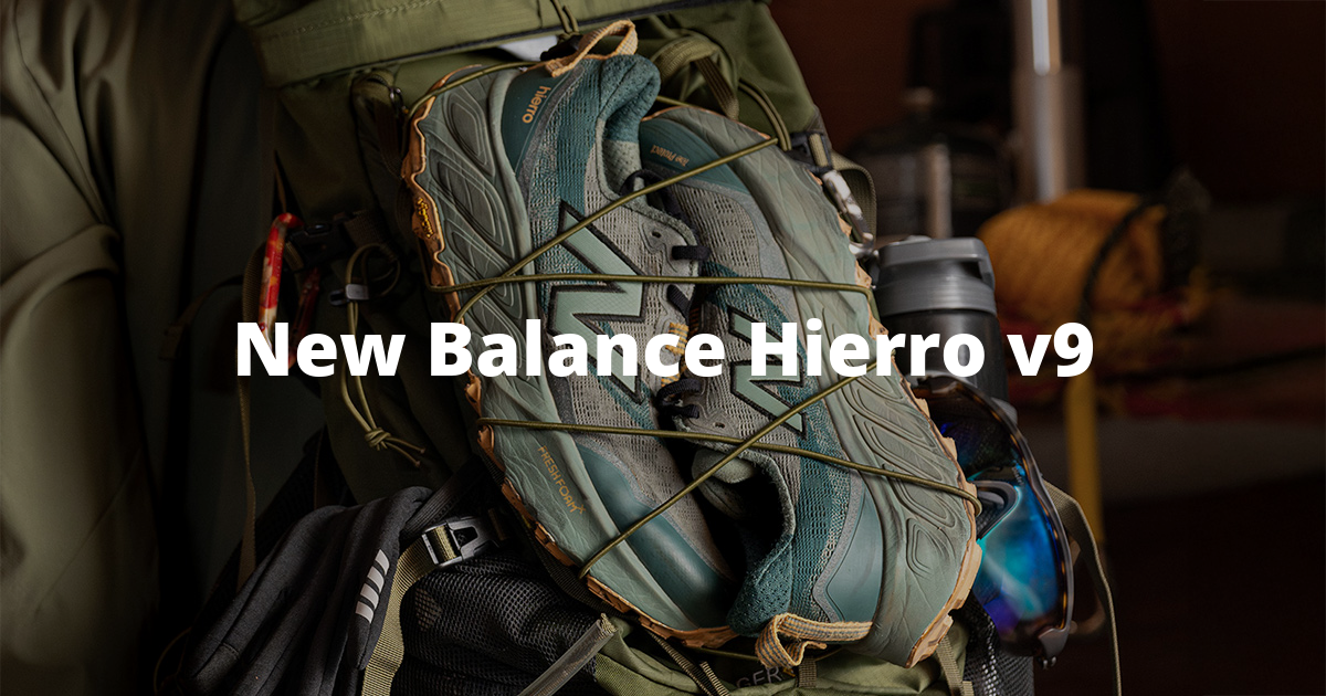 New Balance Fresh Foam X Hierro v9 Comodidad y seguridad en cualquier tipo de terreno