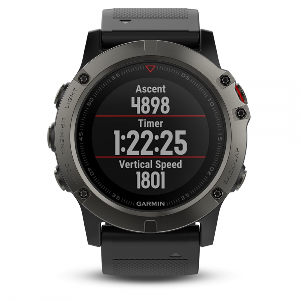 Garmin Fenix 5X Sapphire - Grey/Black
