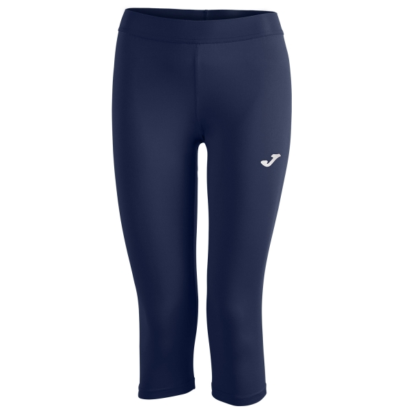 Women's Running Tights Joma Olimpia 3/4 Tights  Navy 900448.300