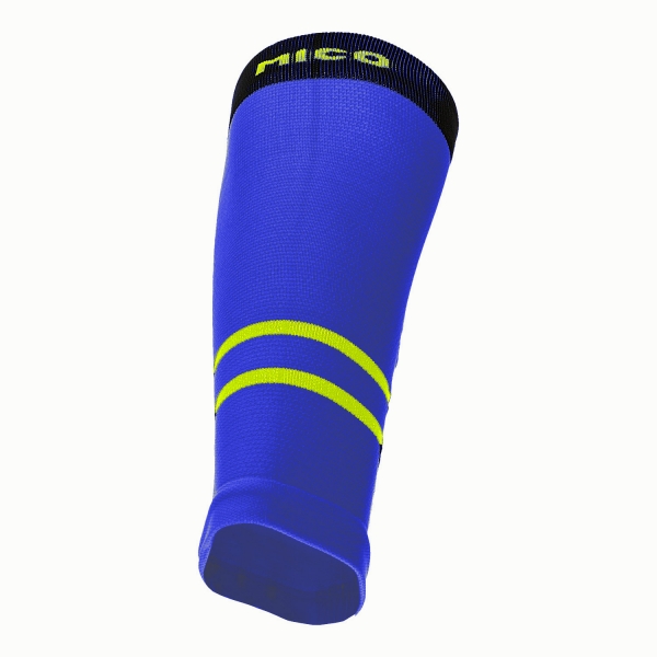 Mico Oxi-Jet Compression Calf Sleeve - Blue/Black